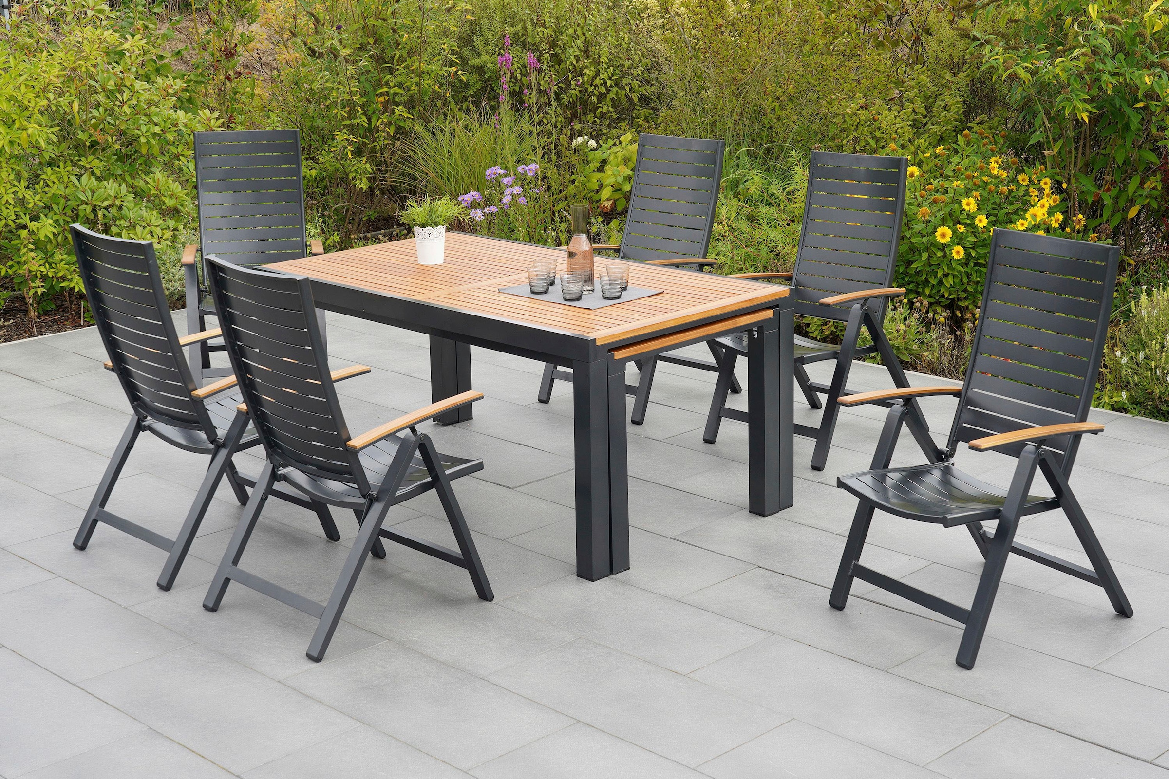 MERXX Garten-Essgruppe »Astros«, (7 tlg.)
