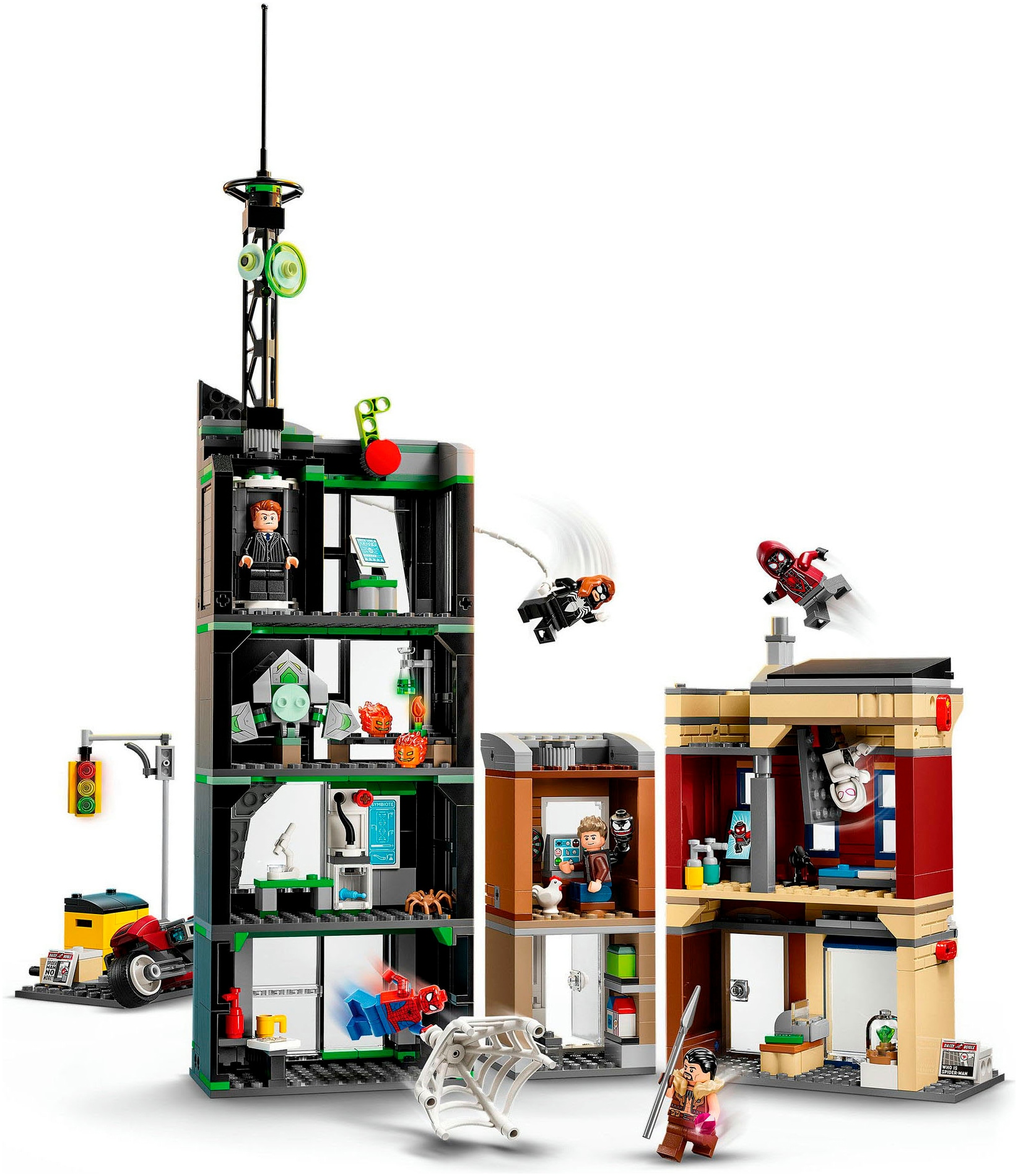 LEGO® Konstruktionsspielsteine »Spider-Man vs. Oscorp (76324), LEGO Super Heroes«, (808 St.), Made in Europe