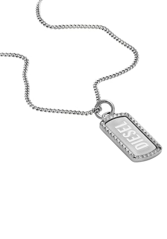 Kette mit Anhänger »Schmuck Edelstahl Halsschmuck Panzerkette DOG TAG«