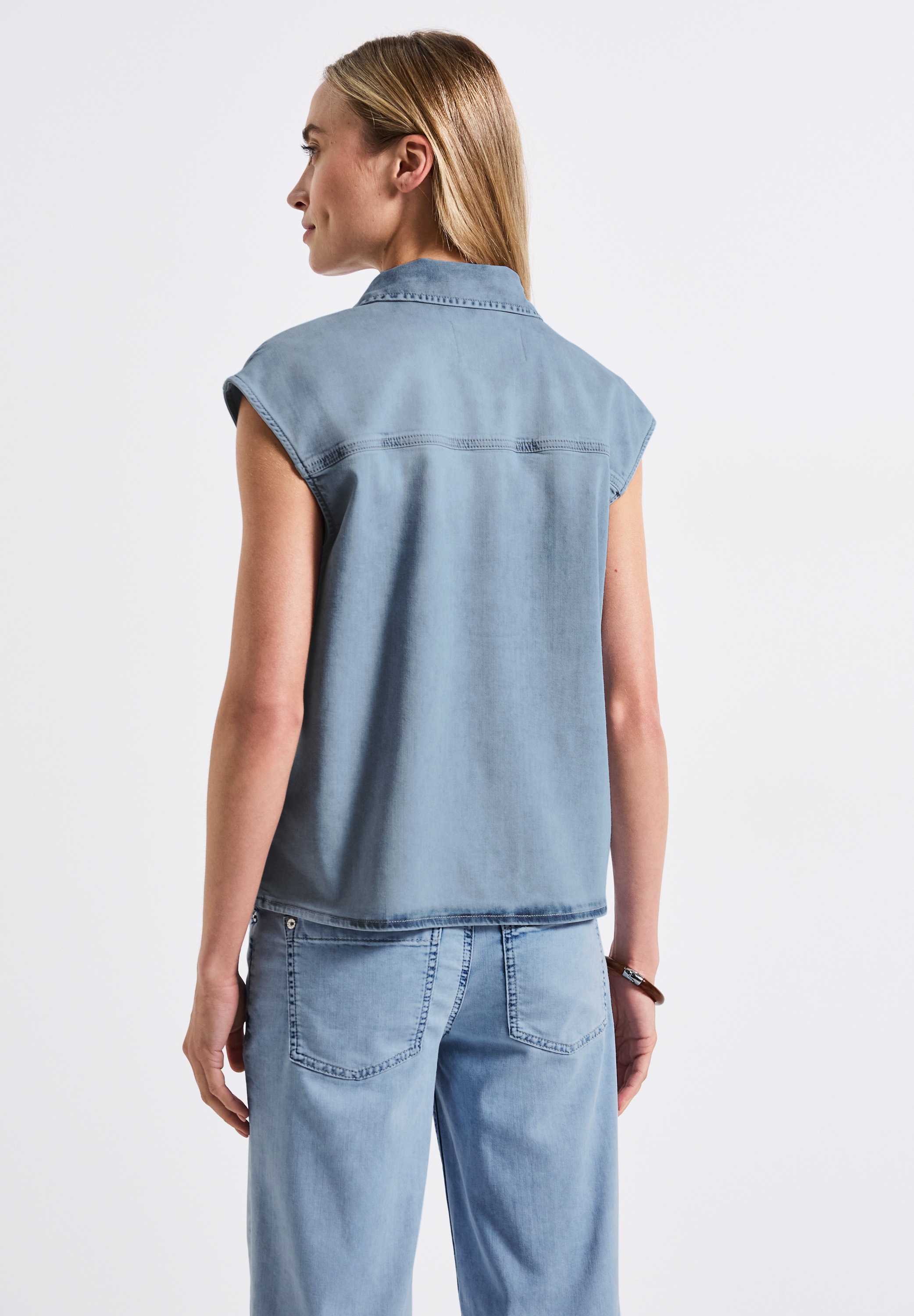 STREET ONE Jeansbluse 2in1 Optik günstig online kaufen
