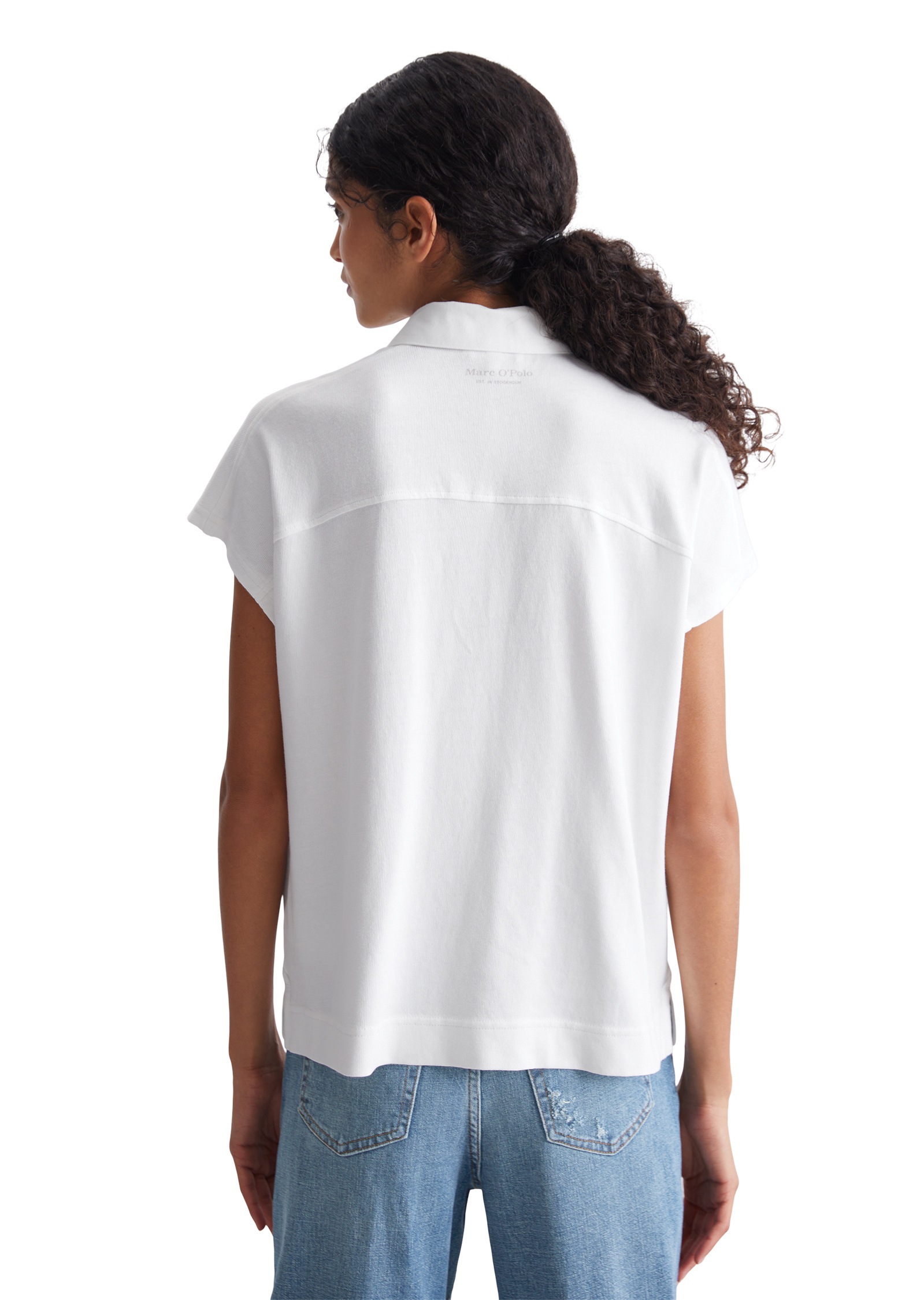 Marc O'Polo Poloshirt »aus leichtem Jersey«