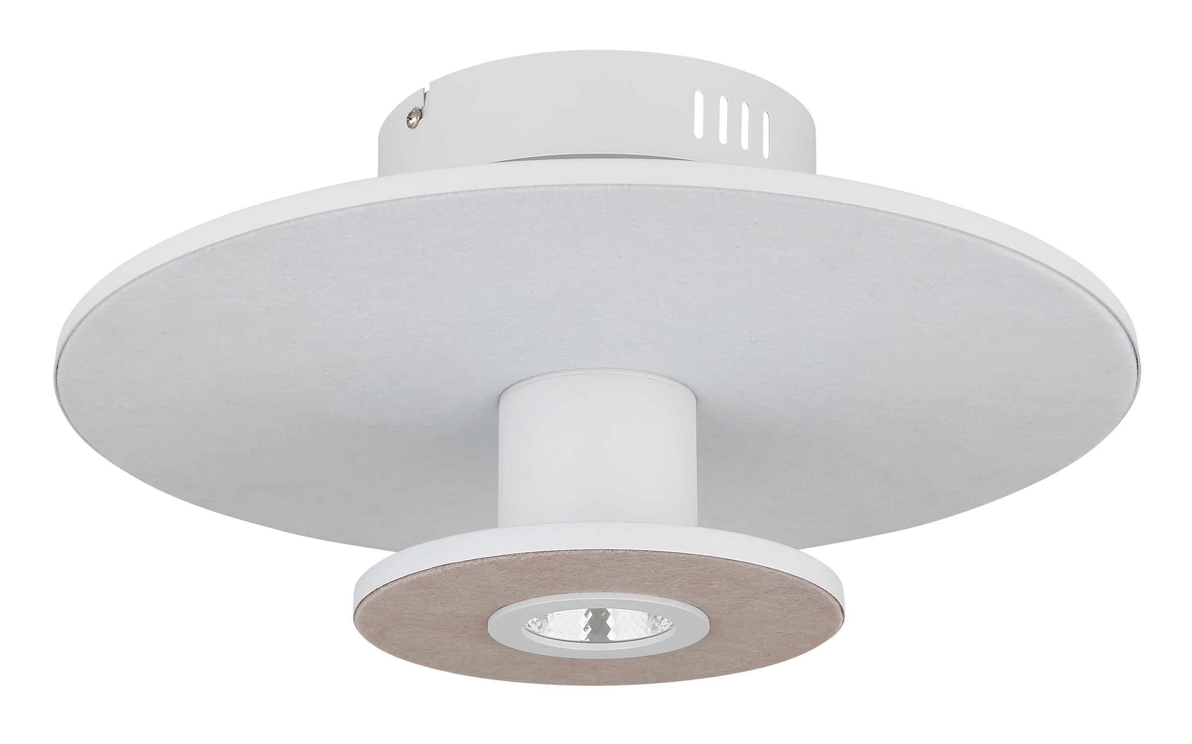 GLOBO LIGHTING LED Deckenleuchte »CARTER«, Leuchtmittel LED-Modul | LED fest integriert, Deckenlampe/3 Stufen bei Lichtschein/Wohnzimmer/weiß