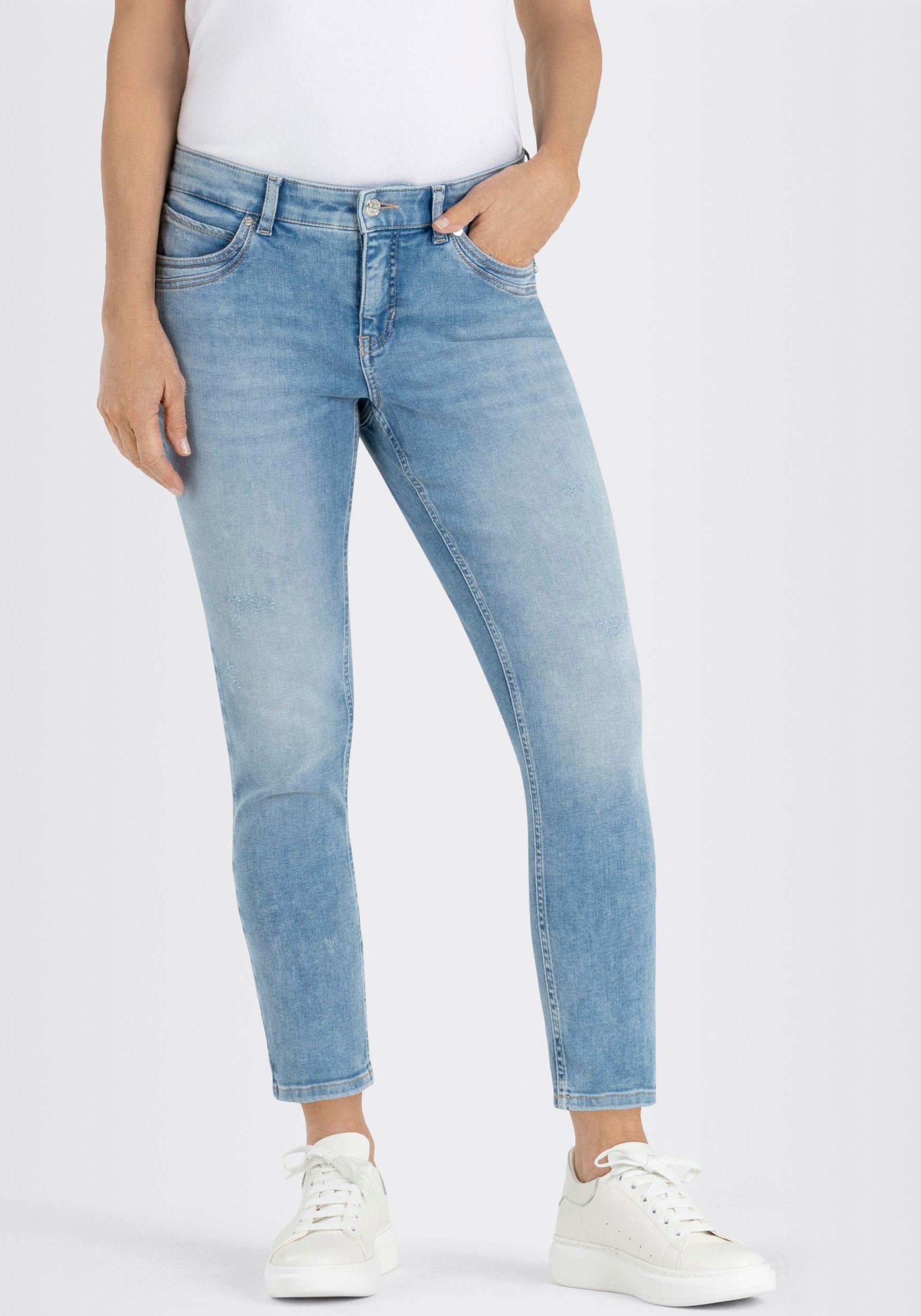 MAC Slim-fit-Jeans "Mel Sylvie Meis", Gerader schmaler Schnitt von MAC by Sylvie Meis