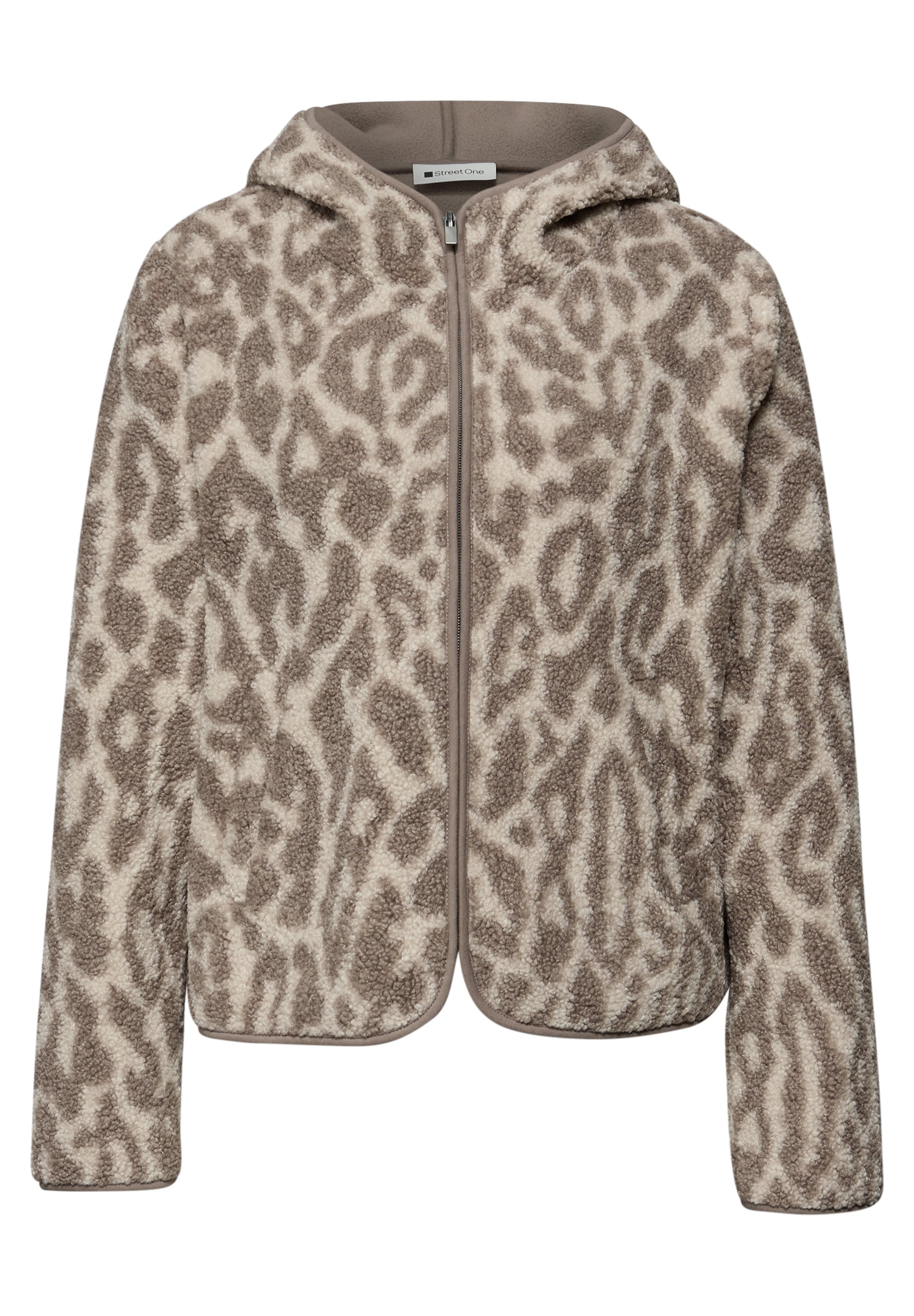 STREET ONE Cardigan mit Leoprint