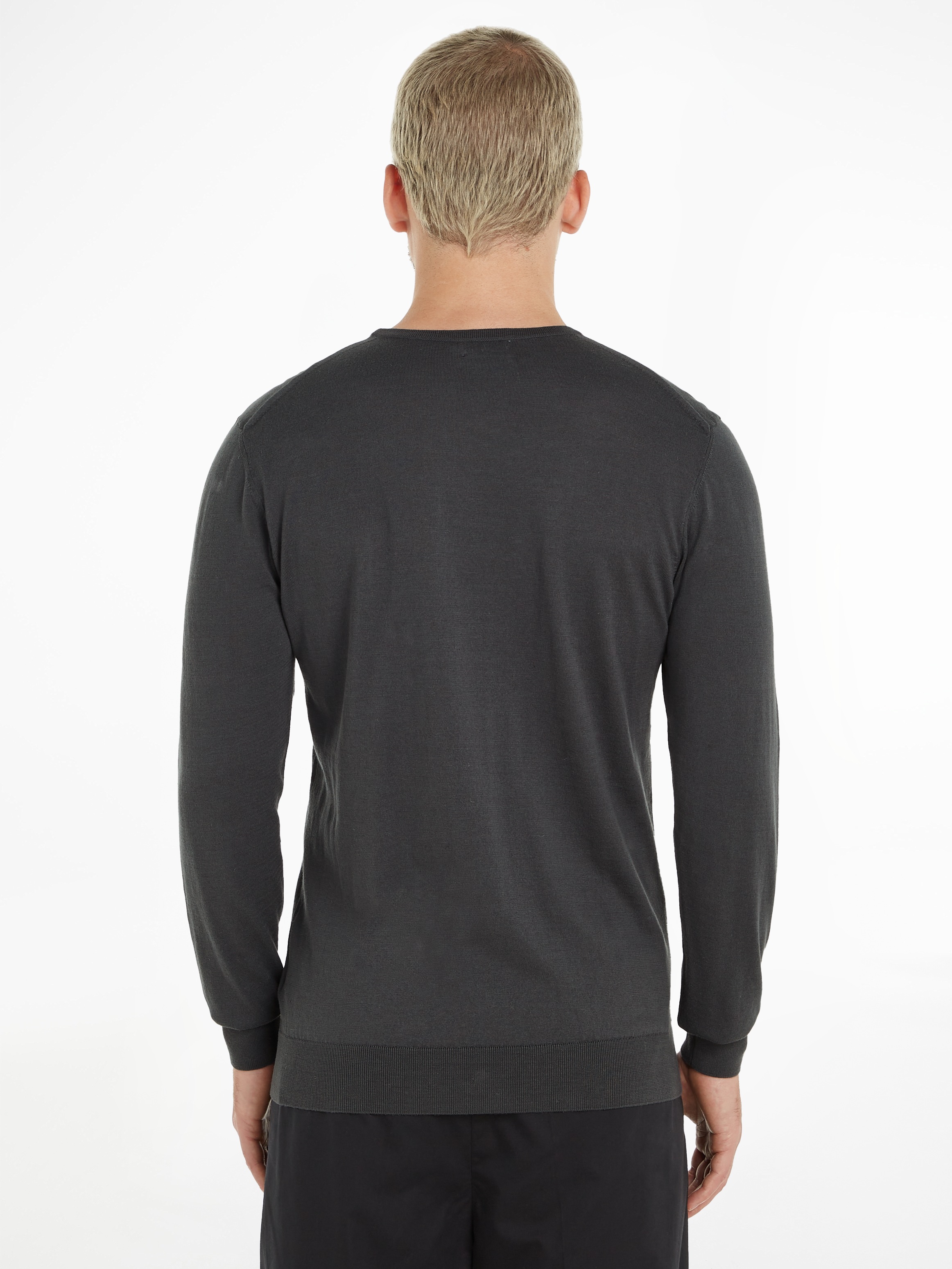 Calvin Klein Rundhalspullover »COTTON SILK CN SWEATER«