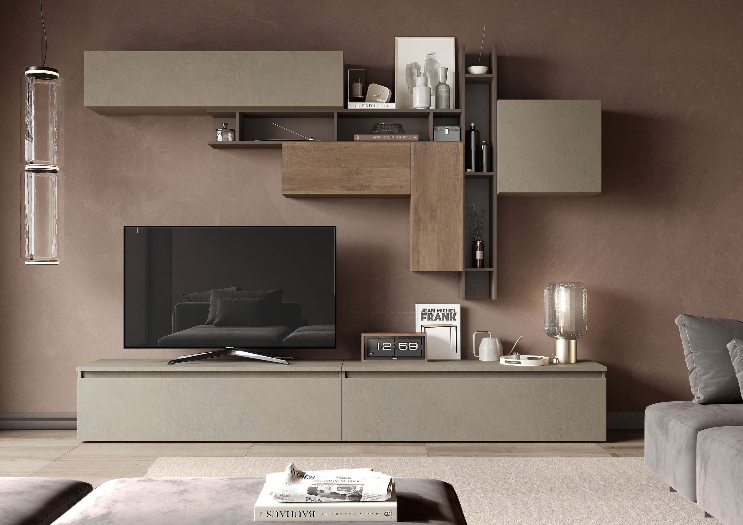 Home affaire Wohnwand "Infinity, 8tlg. Breite 276 cm, Höhe variabel, Schran günstig online kaufen