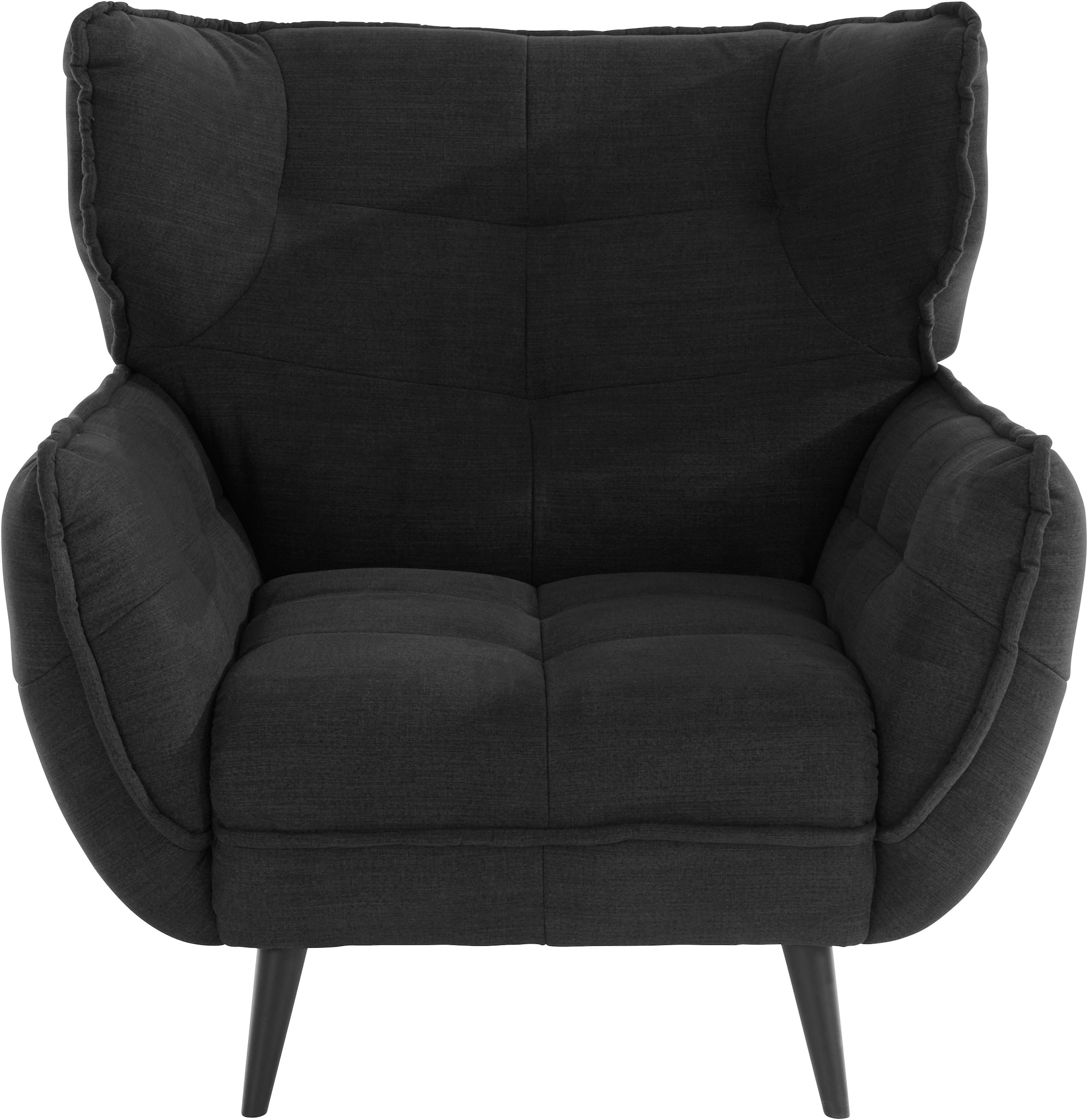 Leonique Sessel "Ariana", Stylischer Hochlehner bzw. Ohrensessel günstig online kaufen