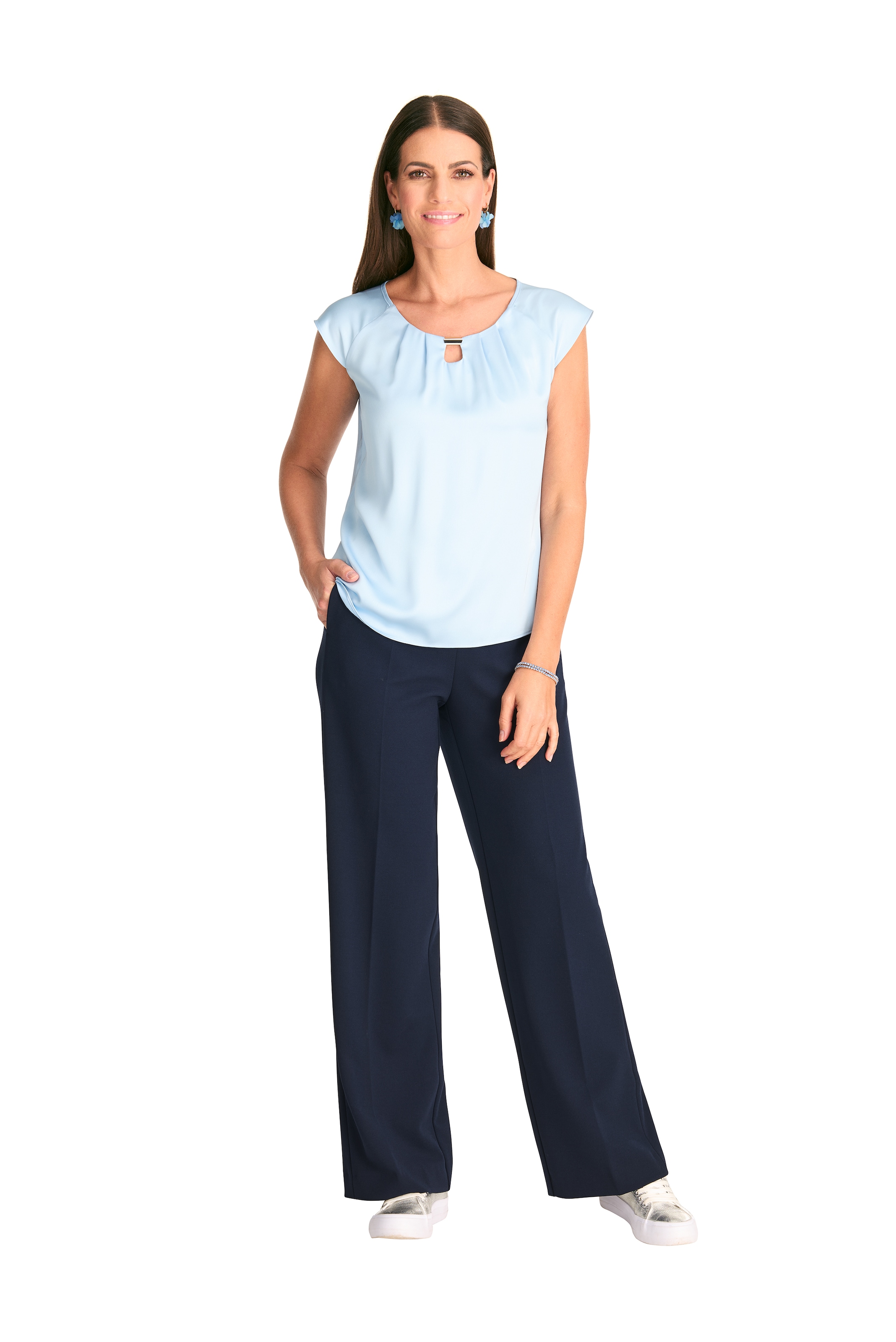 HERMANN LANGE Collection Shirttop, mit Detail am Ausschnitt