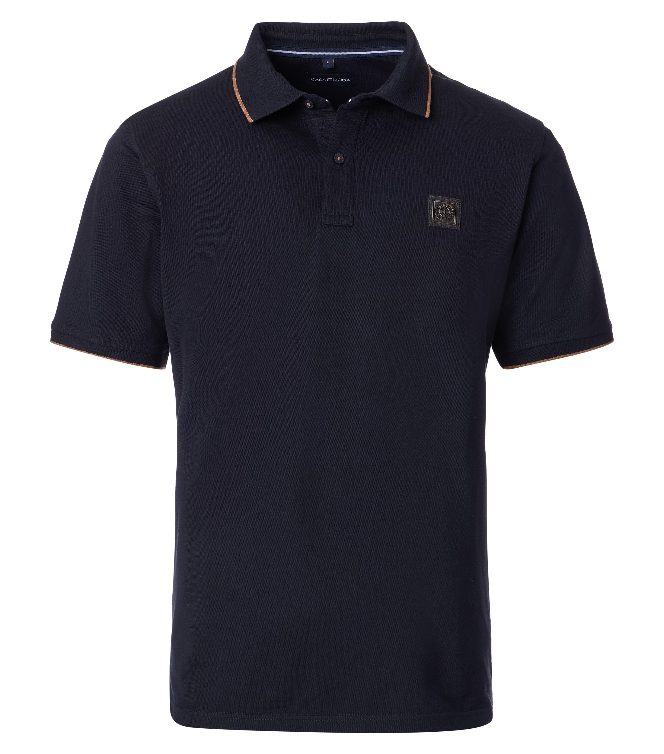 CASAMODA Poloshirt "CASAMODA Polo-Shirt uni" günstig online kaufen