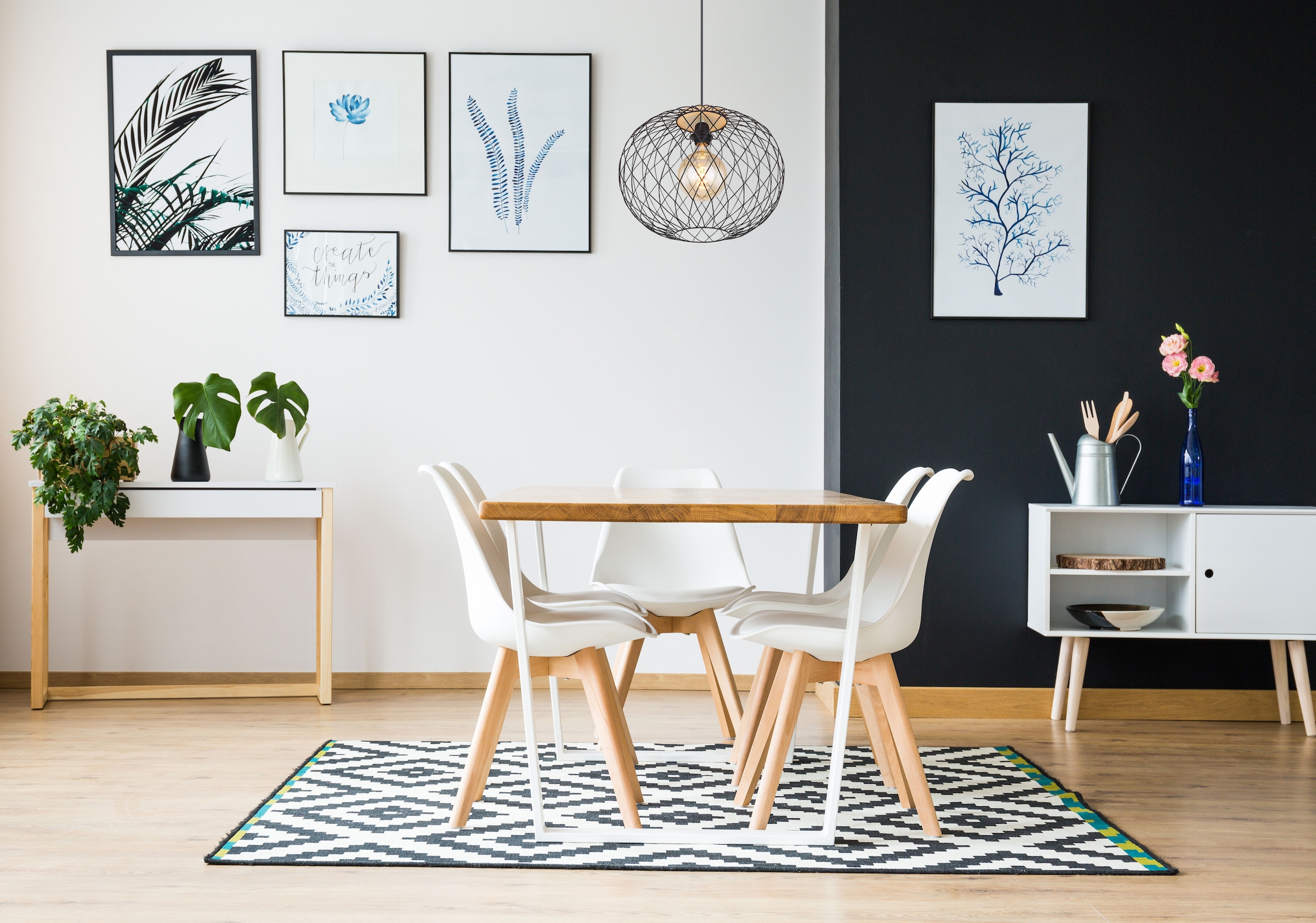 GLOBO LIGHTING Hängeleuchte »LACKY« E27 1 Stk. Hängeleuchte für Esszimmer schwarz modern