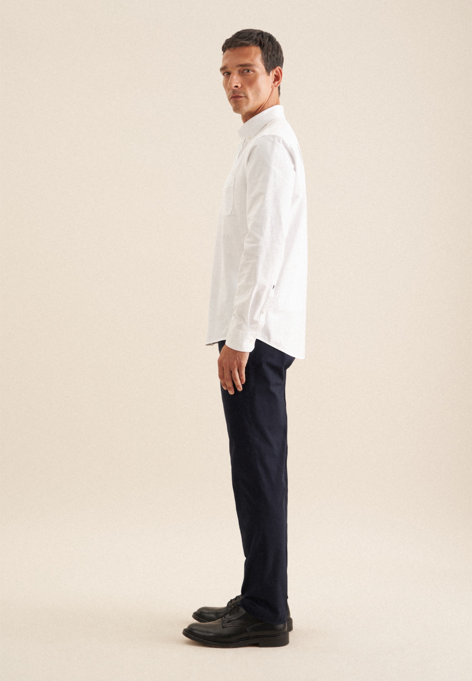 seidensticker Businesshemd, Regular Button-Down-Kragen Uni