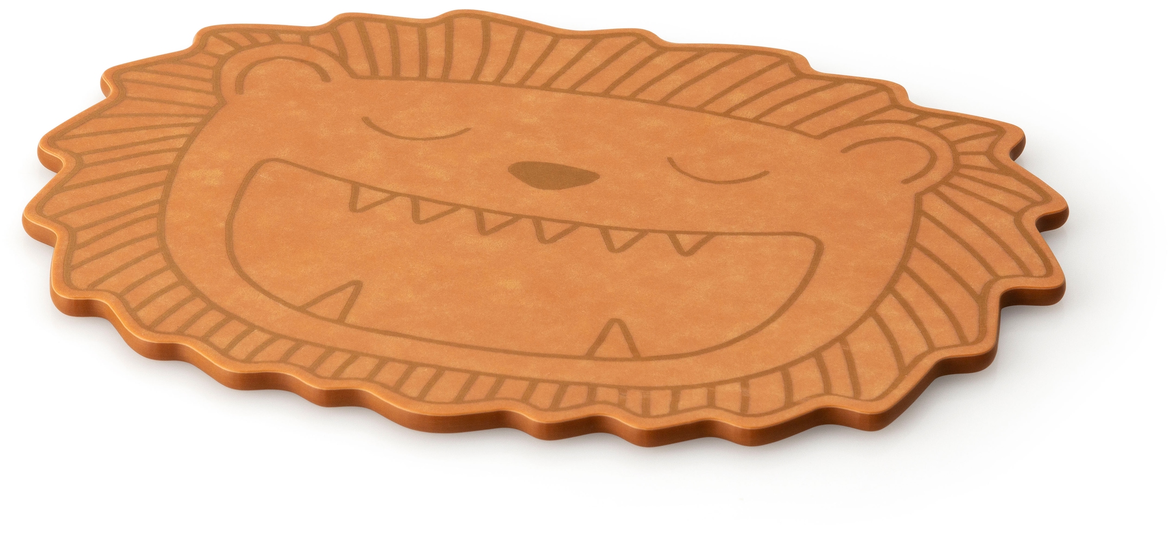 CONTINENTA Servierbrett, B/H/L: 17cm x 0,6cm x 23,3cm, braun, Schneidebretter, Löwe, Duracore braun 23,3x17x0,6 cm