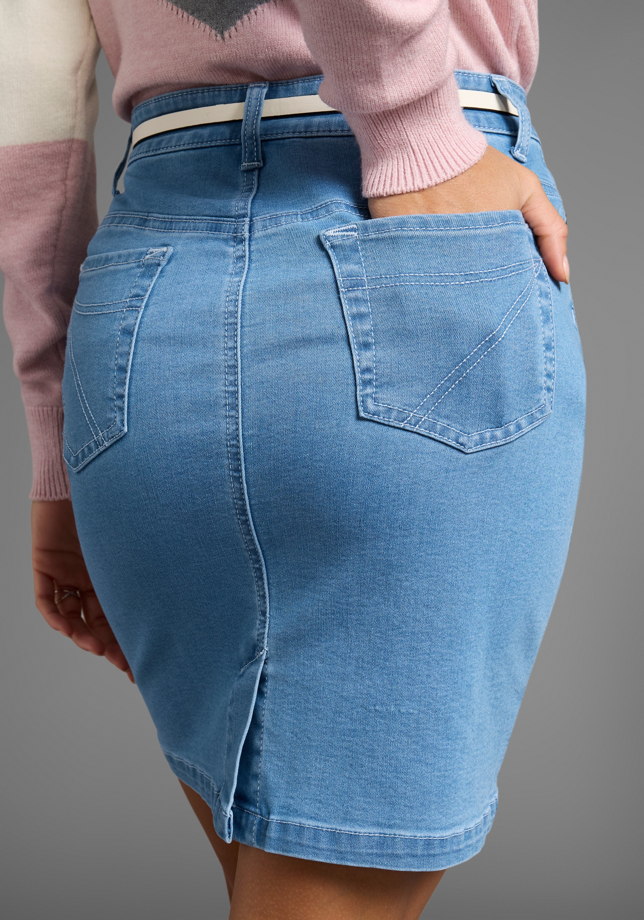 Arizona Jeansrock »Ultra-Stretch«, extra eng geschnitten