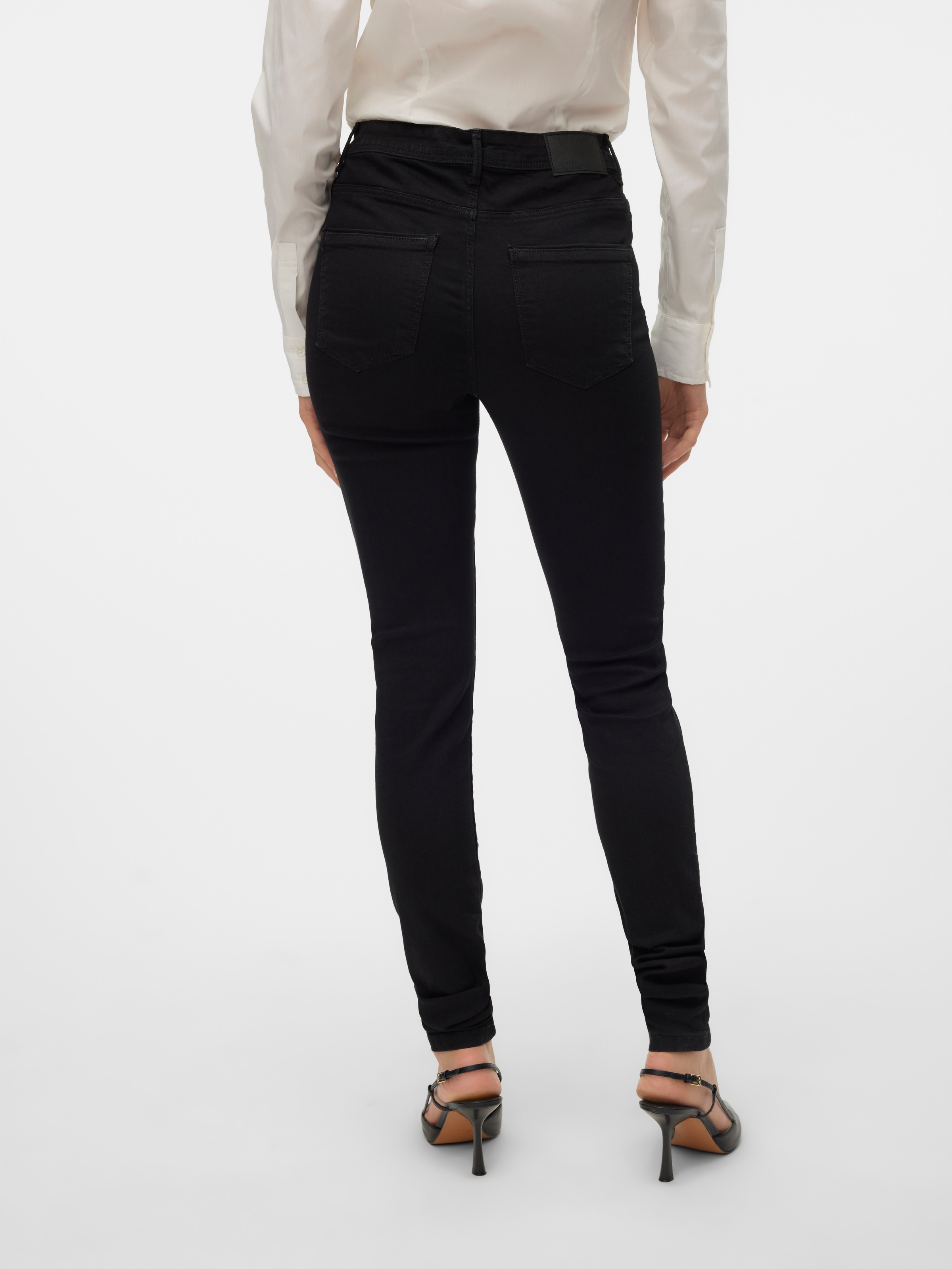 Vero Moda 5-Pocket-Hose "VMKAYA MW LOOSE SOLID PANT" günstig online kaufen