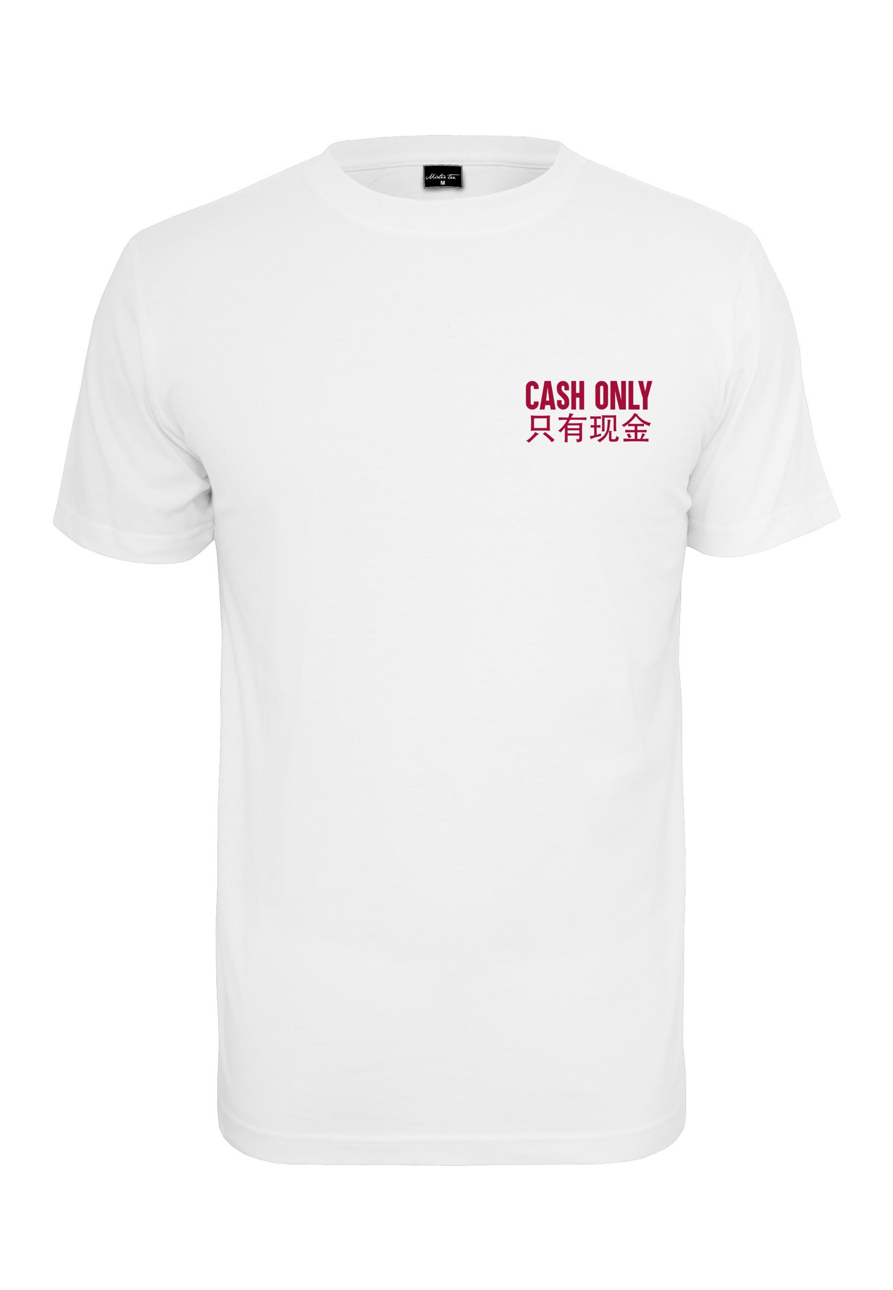 MisterTee Kurzarmshirt "MisterTee Herren Cash Only Tee" 1 Stk.