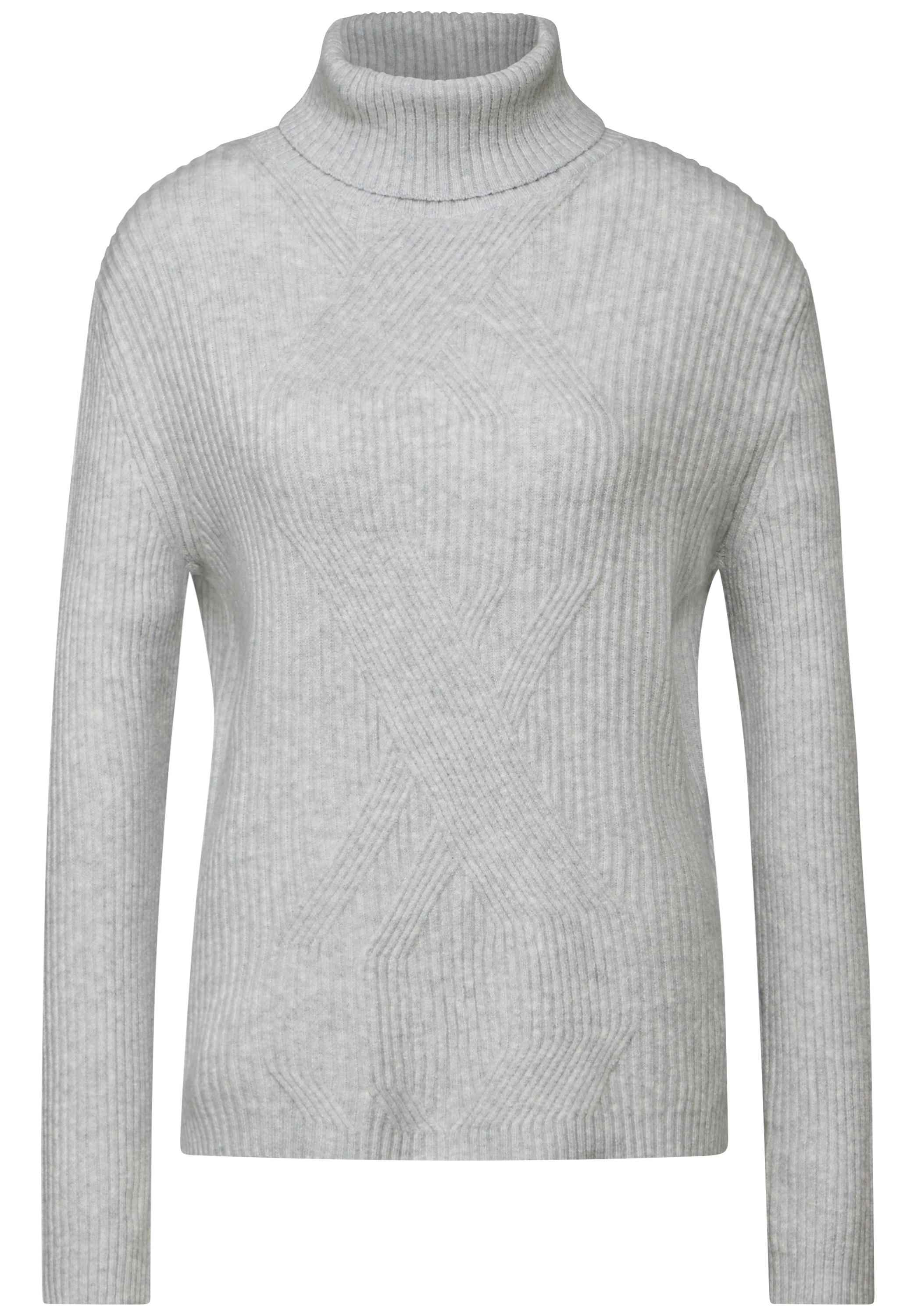 STREET ONE Strickpullover, mit Stehkragen
