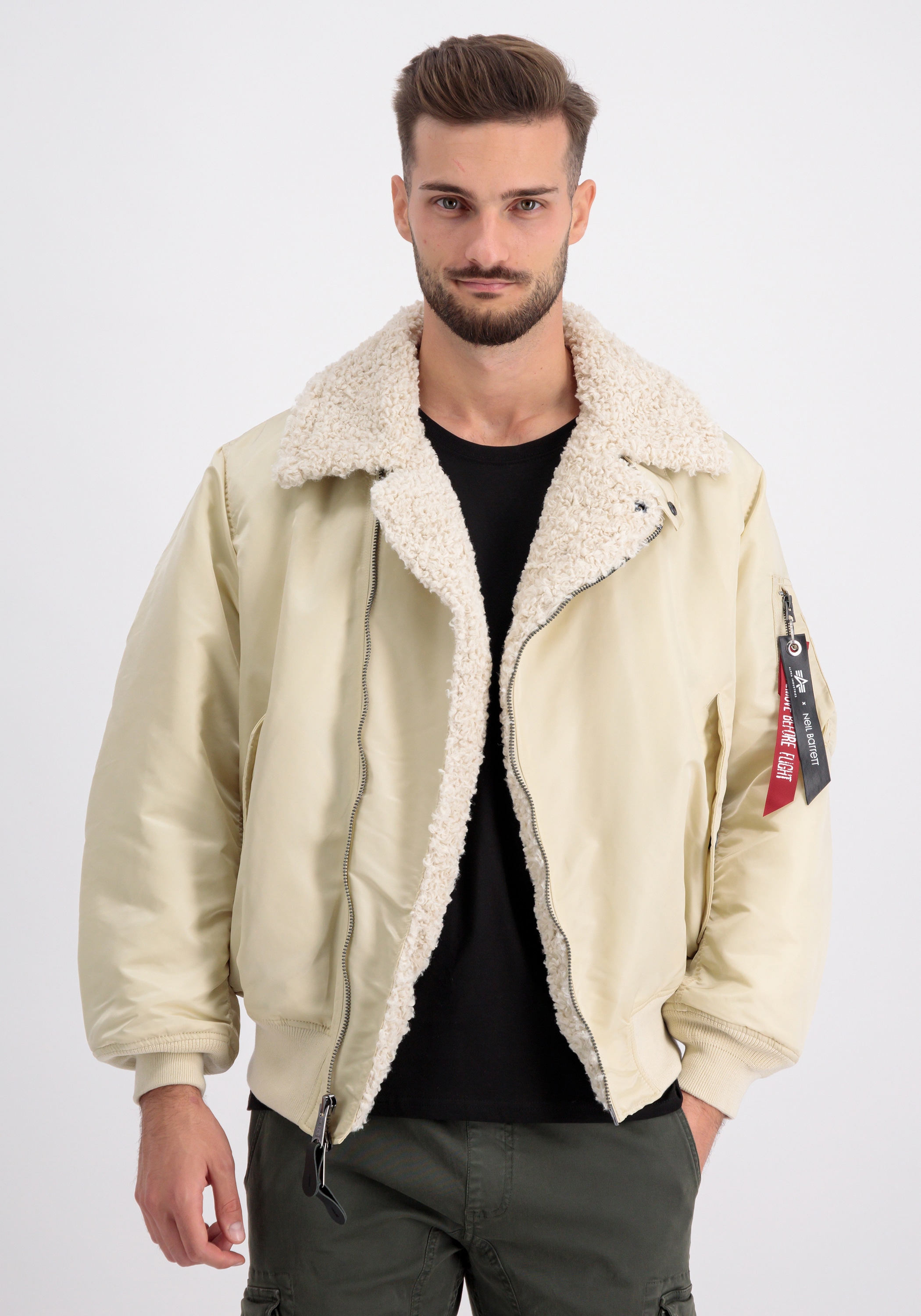 Bomberjacke »Alpha Industries Men - Bomber Jackets NB MA-1 B3 Biker Jacket«