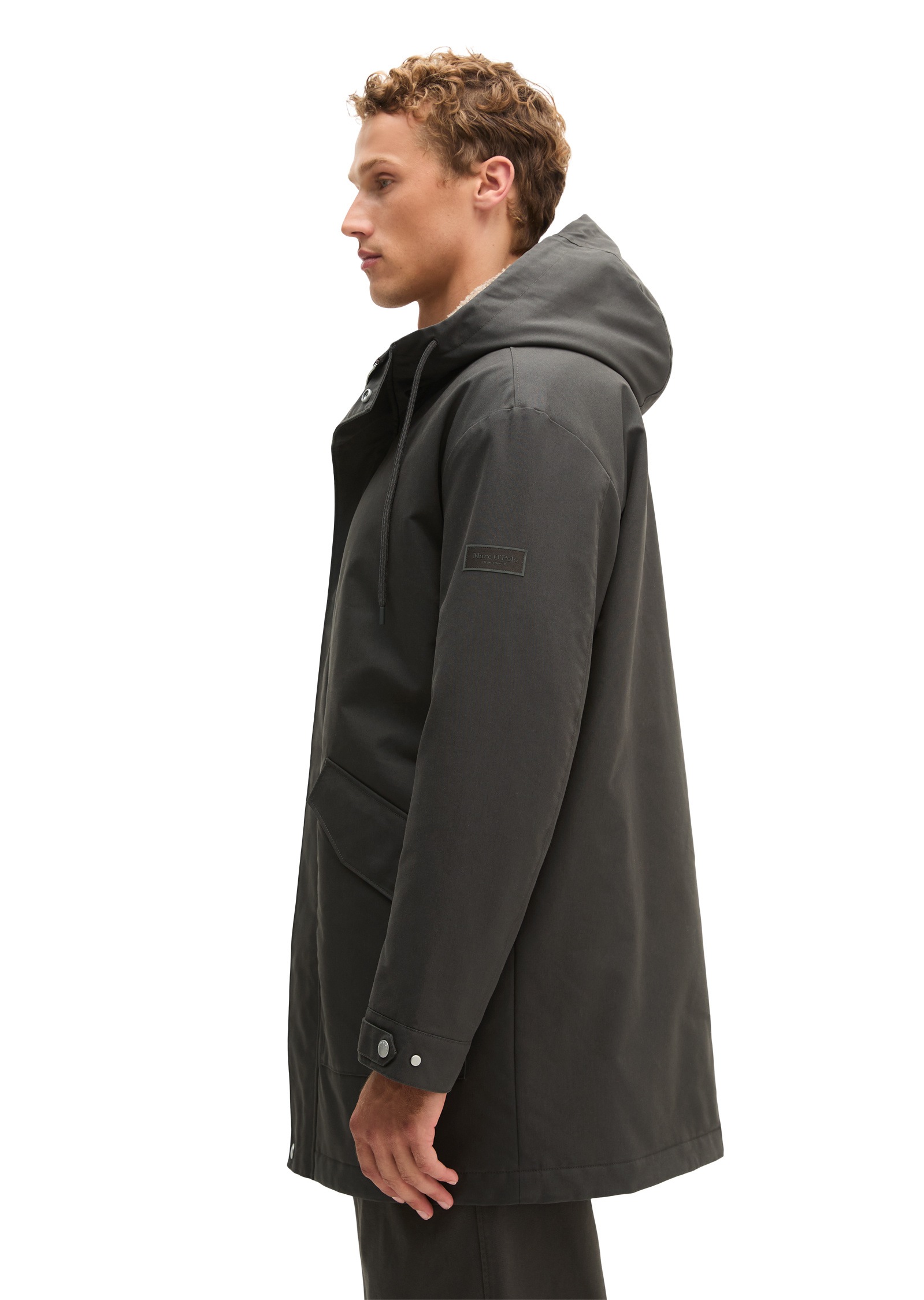 Marc O'Polo Outdoorjacke »mit Teddyfutter und Wattierung von Unifi REPREVE®«