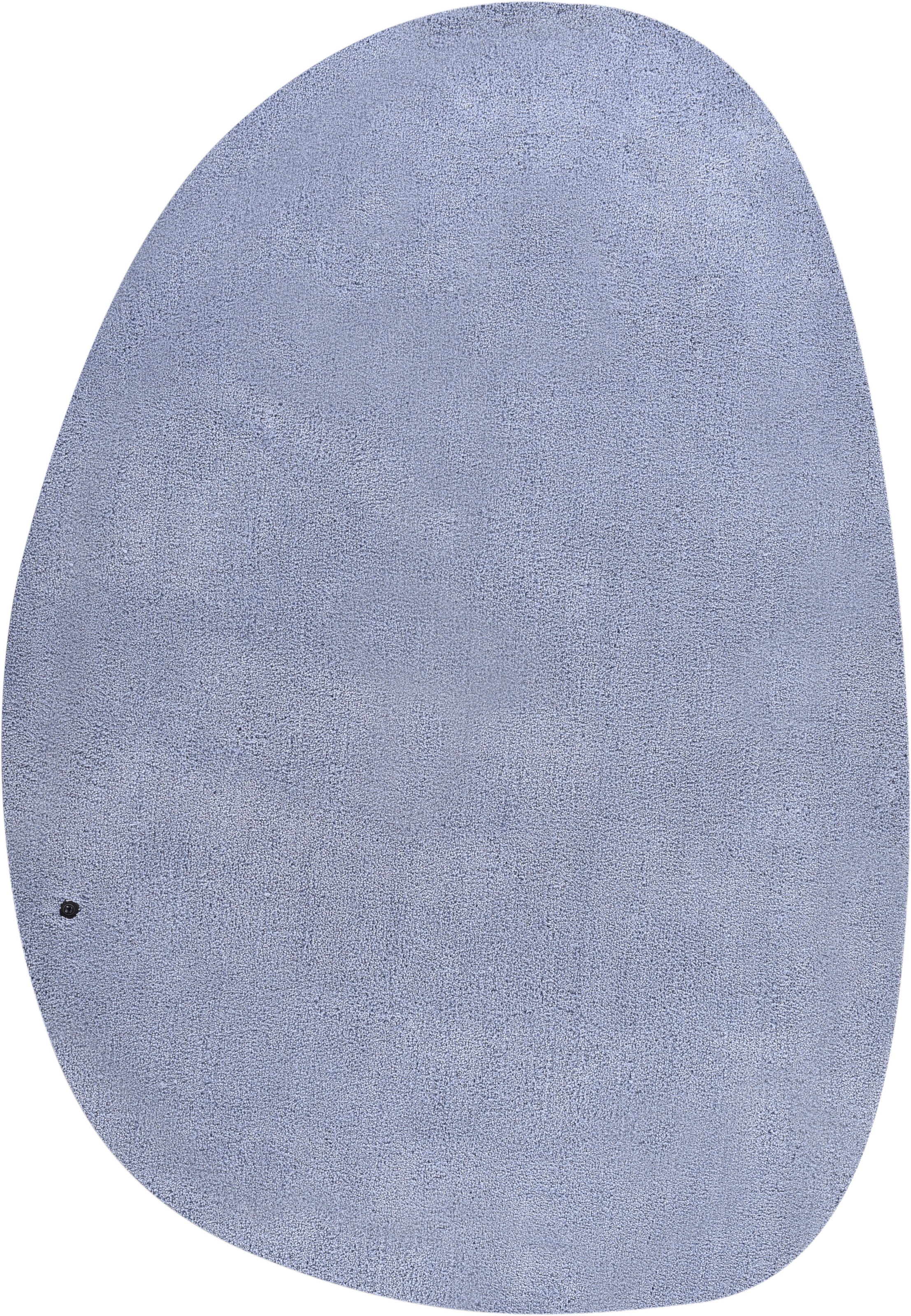 TOM TAILOR HOME Hochflor-Teppich "Shaggy Teppich Cozy", oval, 25 mm Höhe, Uni Farben, auch in Pastell Farben, ideal im W