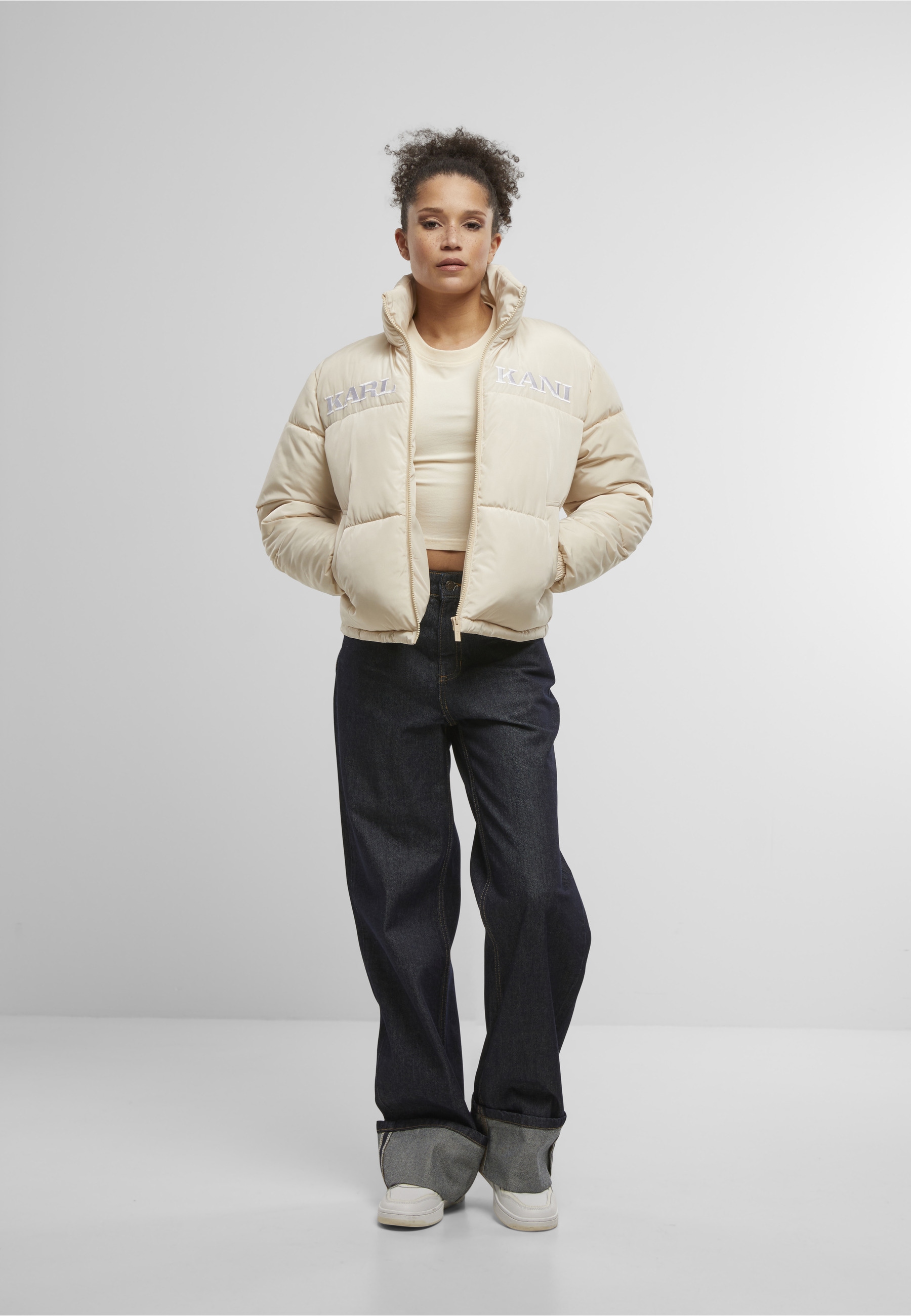 Karl Kani Winterjacke »Karl Kani Retro Essential Puffer Jacket« 1 Stk. tlg. ohne Kapuze