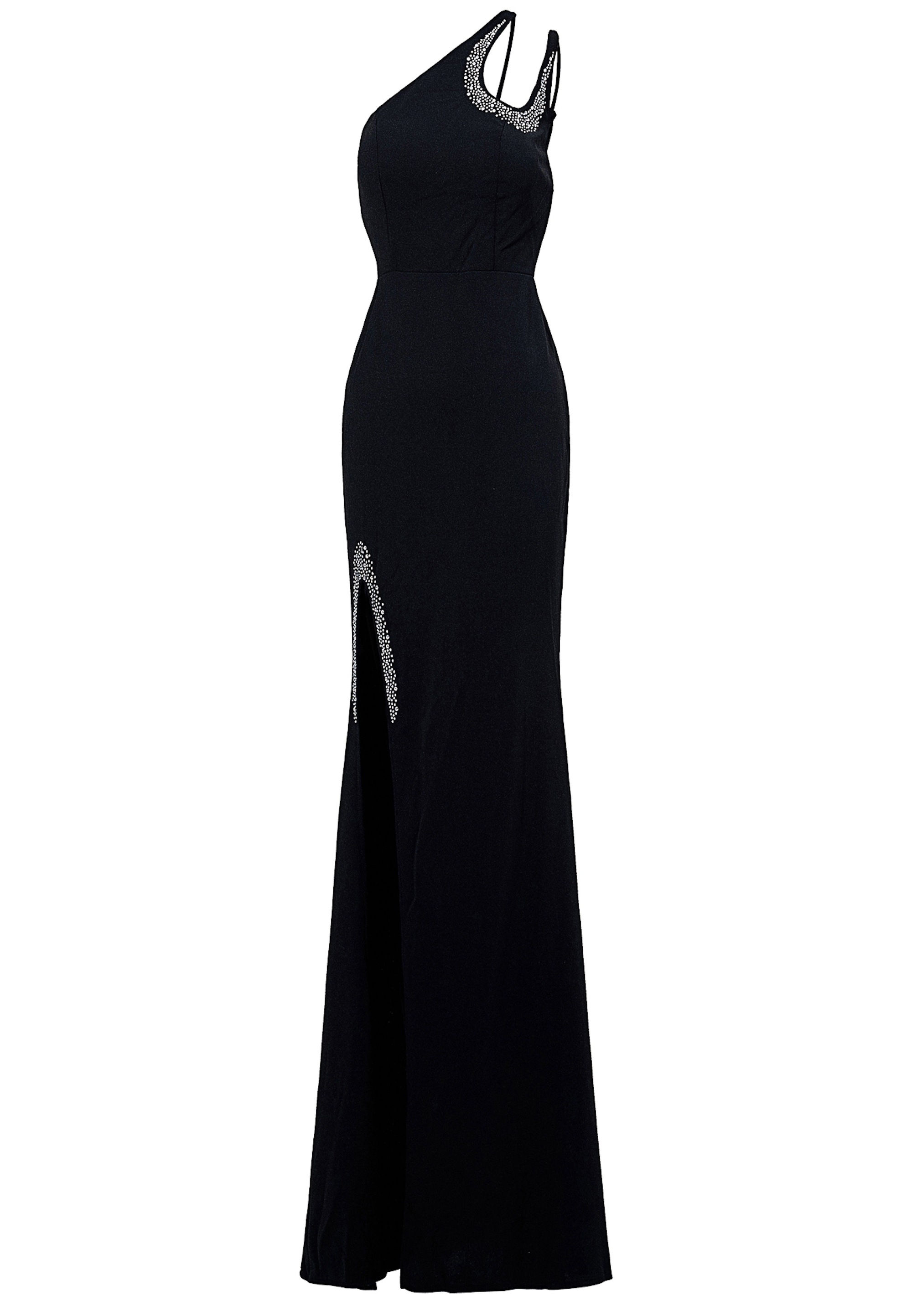 Moda Minx Jerseykleid »Bonnie Long Slit Dress«, mit funkelndem Steinbesatz