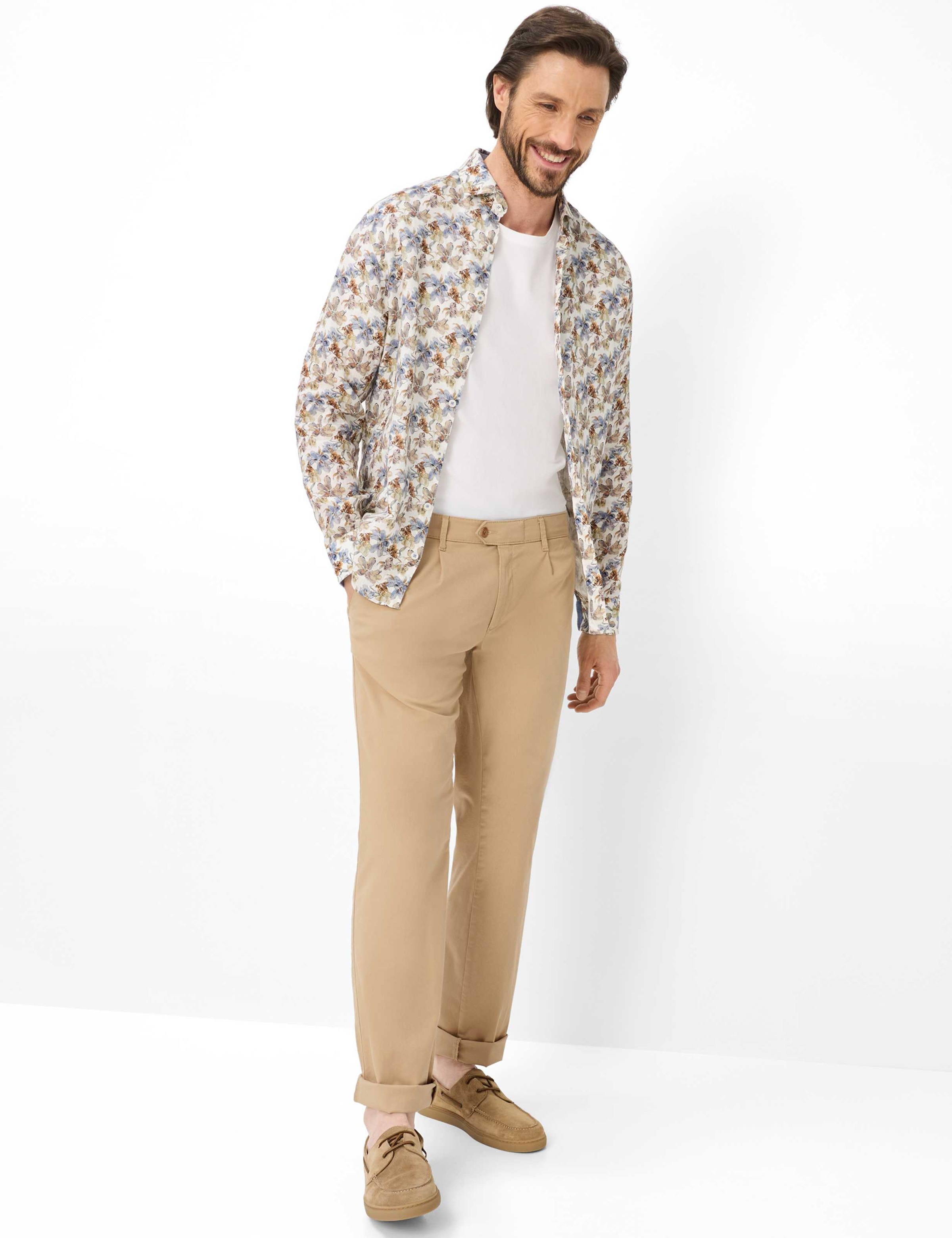EUREX by BRAX Bundfaltenhose »Style LUIS«