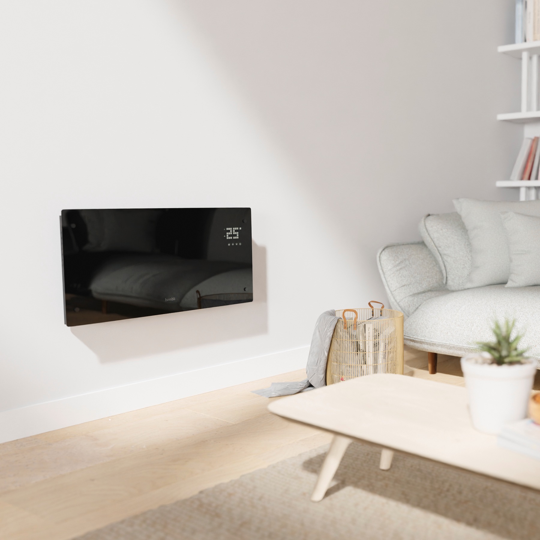 Hombli Smart-Home-Zubehör »Glass Convection Heater«, 2000 W