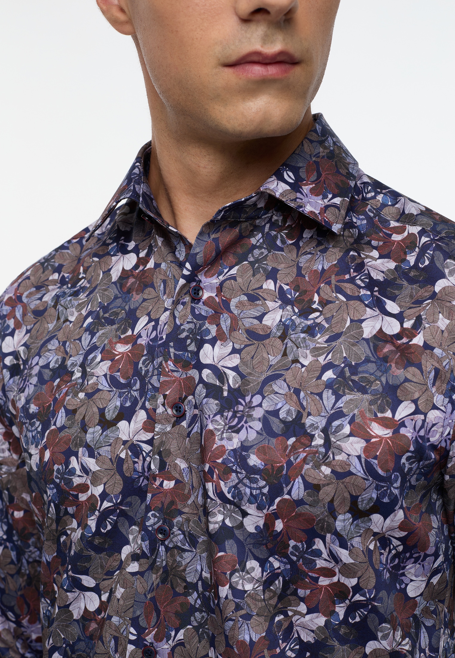 Eterna Langarmhemd »SLIM FIT« NON IRON (bügelfrei)