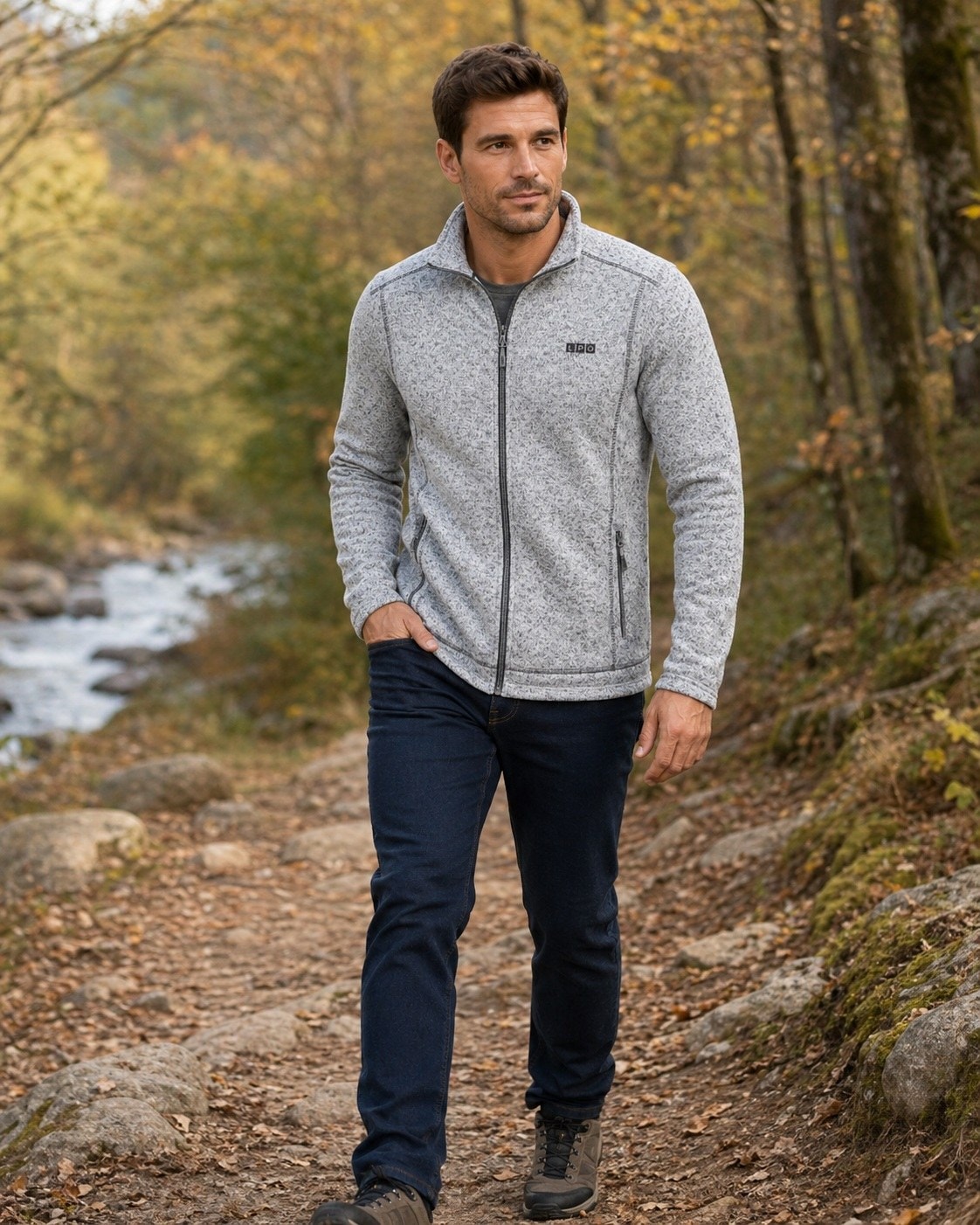 DEPROC Active Strickfleecejacke »KIRKVALE X MEN« auch in Großen Größen erhältlich