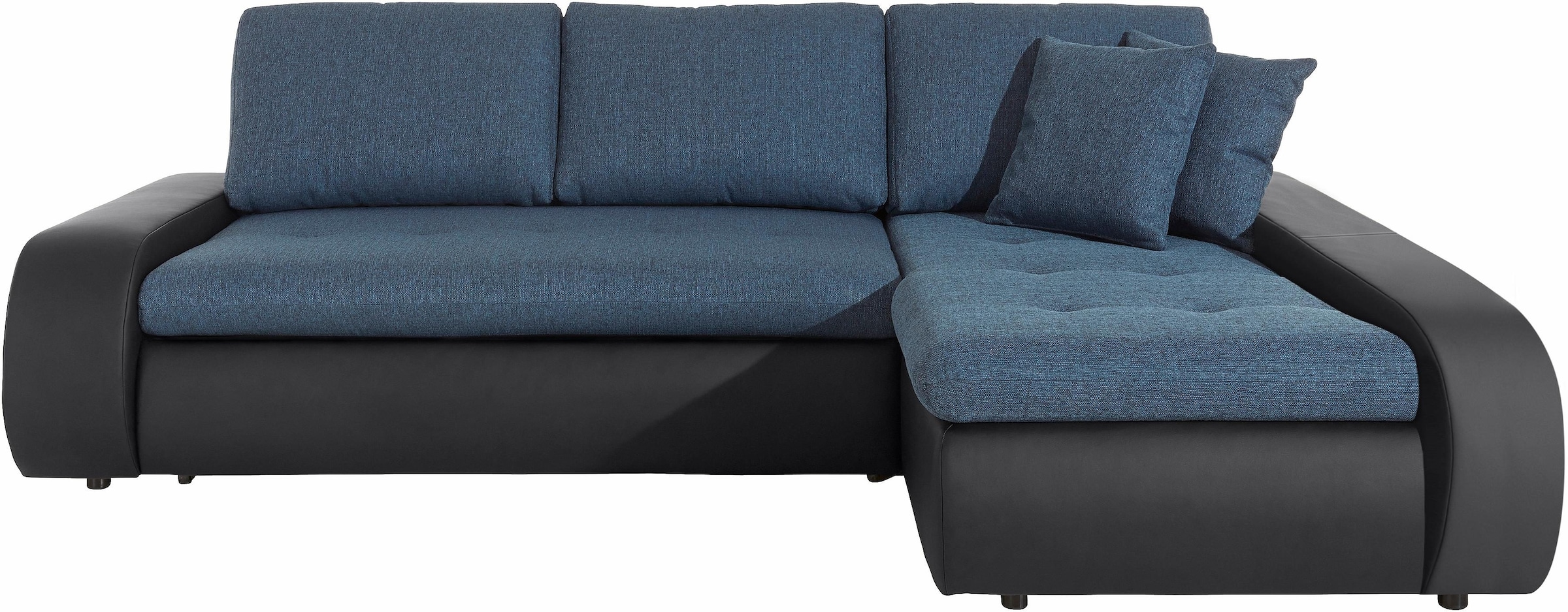 TRENDMANUFAKTUR Ecksofa "Indie, modern und bequem, Materialmix, L-Form", wa günstig online kaufen