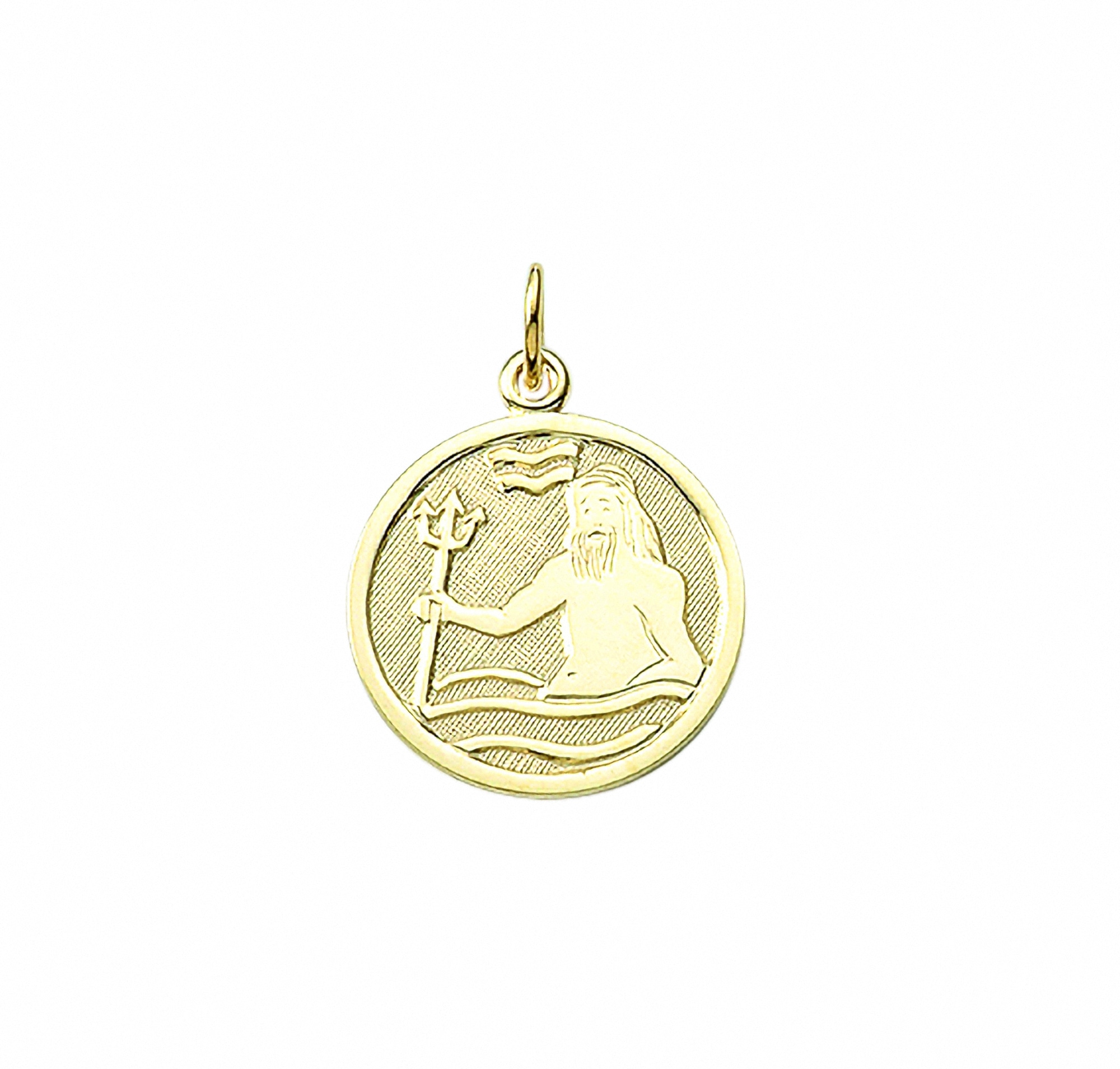 Adelia´s Kette mit Anhänger »333 Gold Sternzeichen Anhänger Wassermann Ø 16 mm«, Schmuckset - Set mit Halskette