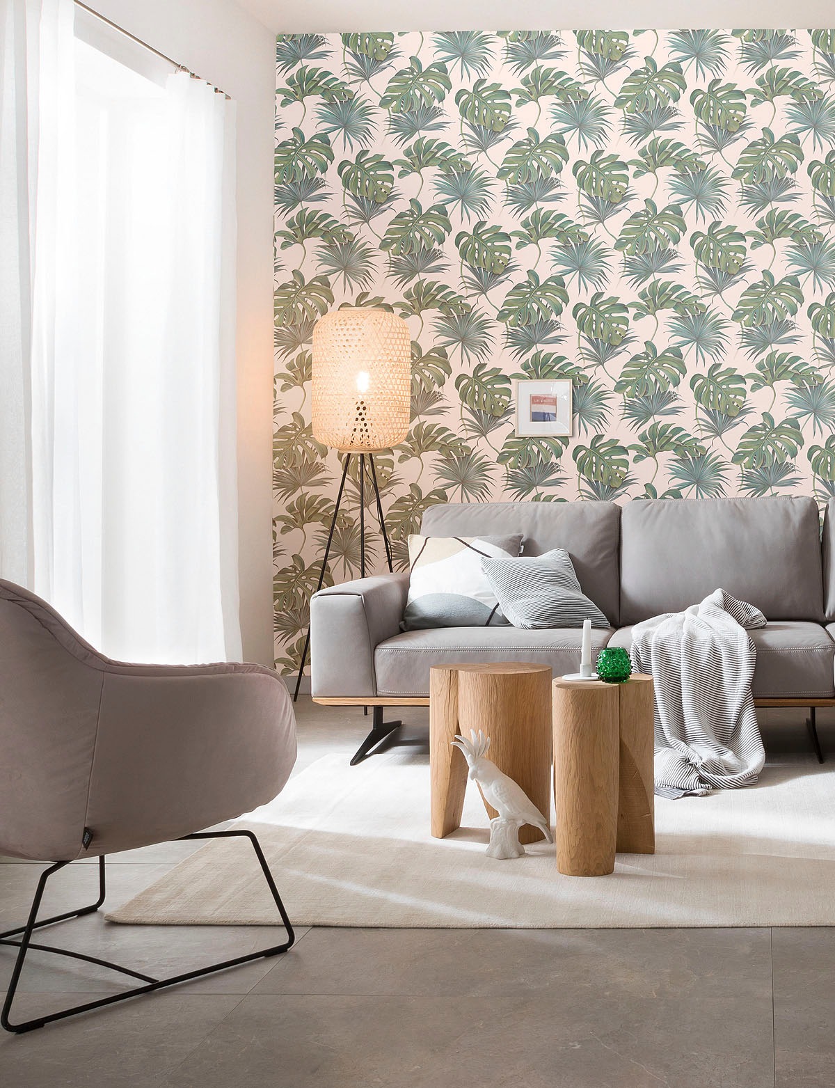 SCHÖNER WOHNEN-Kollektion Teppich »Alessa«, rechteckig, 5 mm Höhe, Viskose, Wohnzimmer