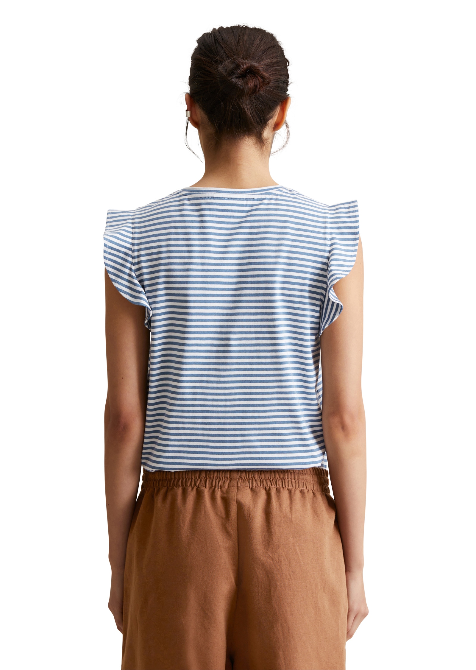 Marc O'Polo DENIM T-Shirt »aus gestreiftem Single Jersey«