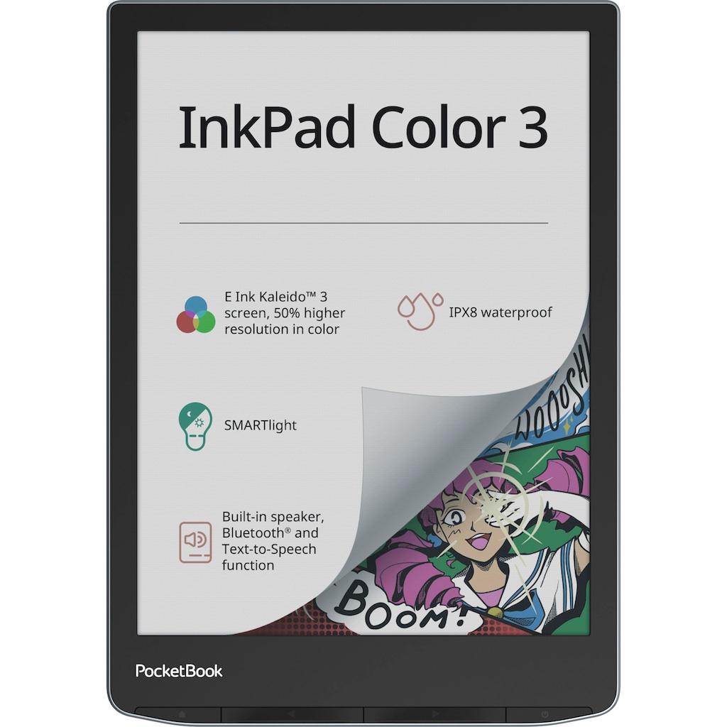 PocketBook E-Book »InkPad Color 3«, (E-Book Reader mit Lautsprecher und Bluetooth-Schnittstelle)