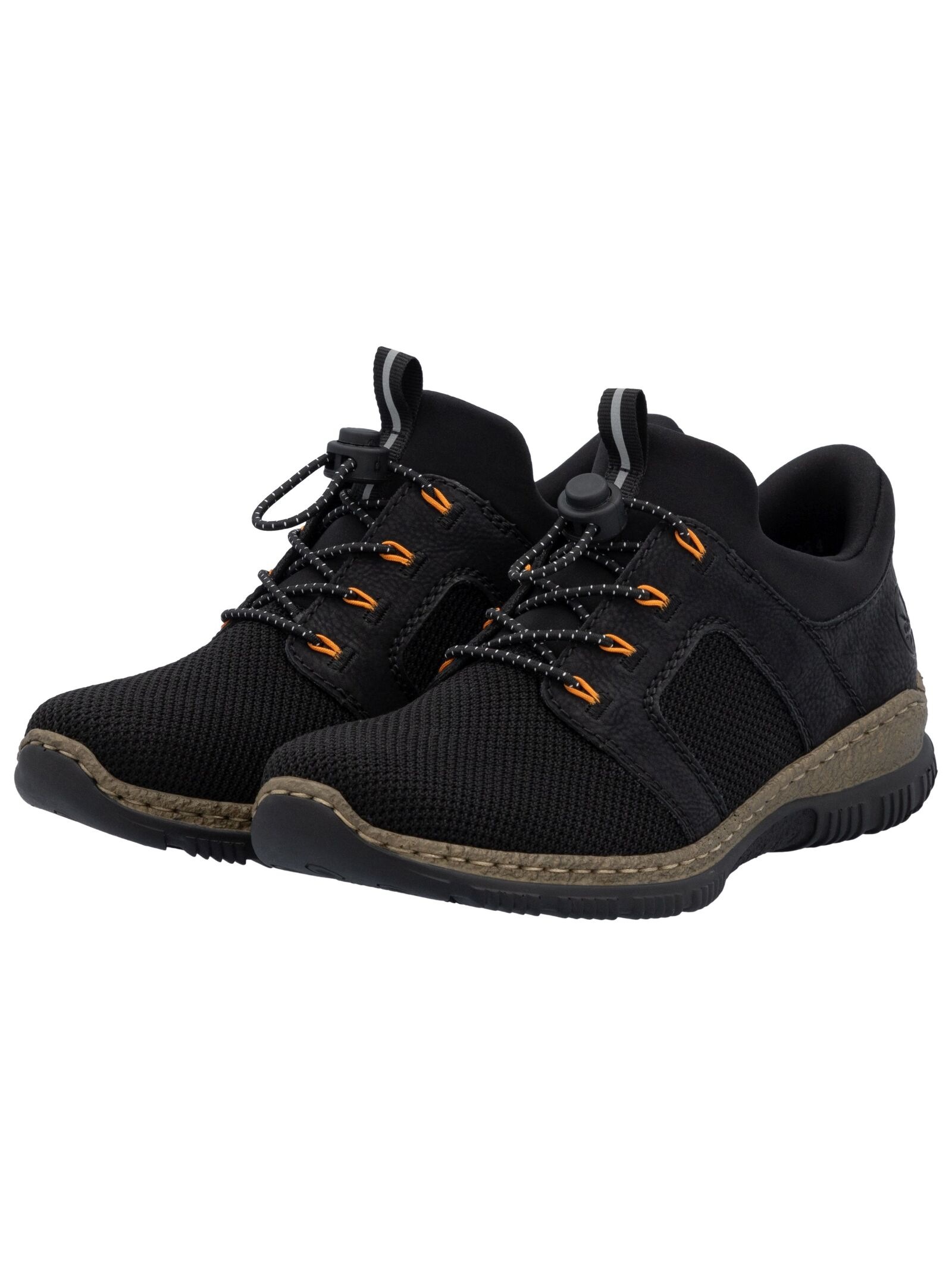 Sneaker RIEKER "Rieker Sneaker Textil", Damen, Gr. 38, schwarz, Textil, Schuhe Sneaker 3