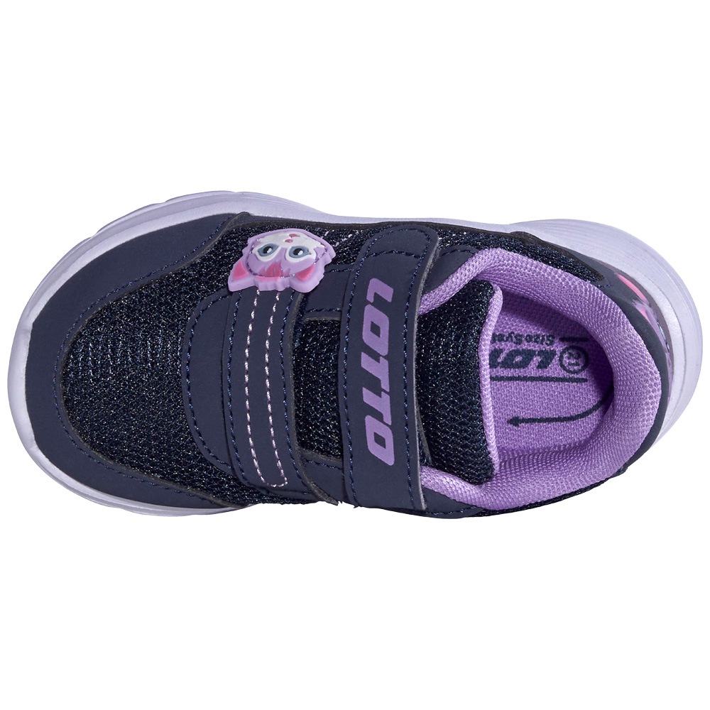 Sneaker LOTTO, Damen, Gr. 26, navy, lila, Kunstfaser, Synthetik, Schuhe Sneaker, - in kinderfußgerechter Passform 2