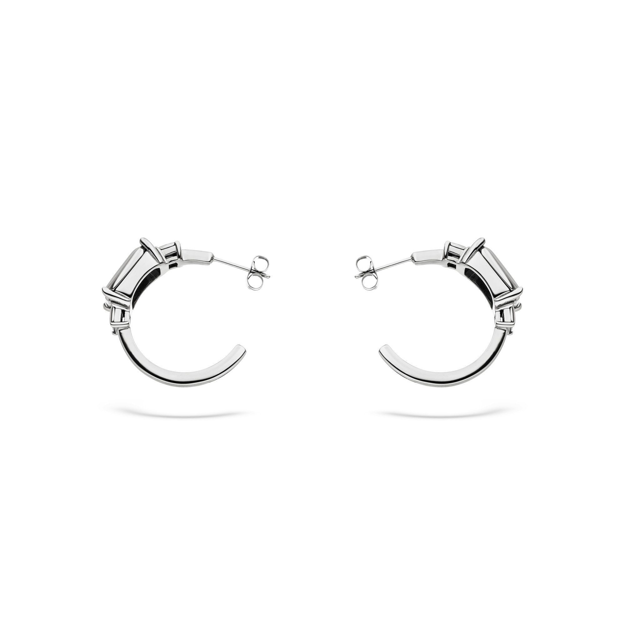Liebeskind Berlin Paar Creolen »Steel Diamond«