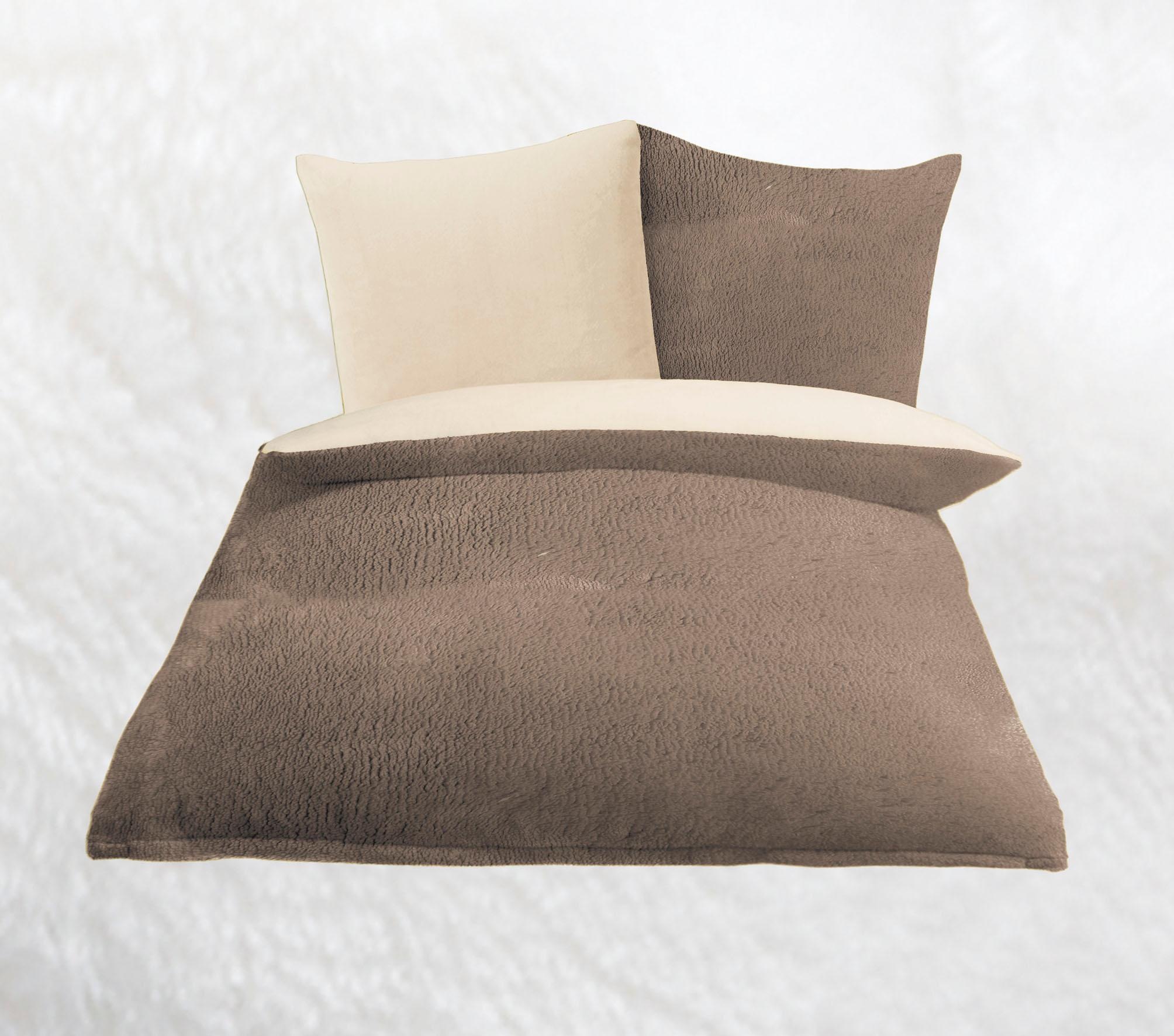 Gözze Wendebettwäsche "Superflausch in Gr. 135x200 oder 155x220 cm" 2 Stk. günstig online kaufen