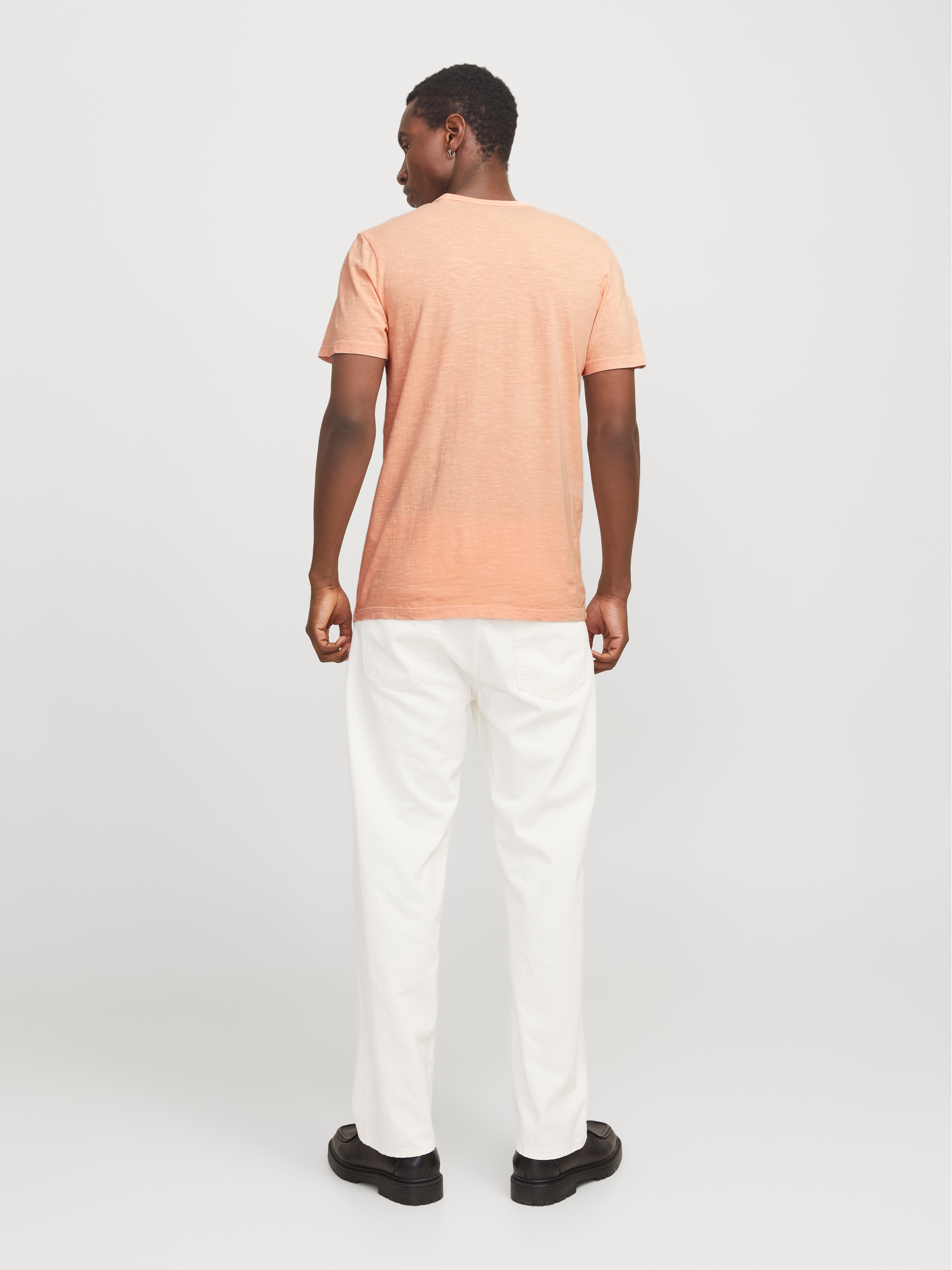 Jack & Jones T-Shirt »JJESPLIT NECK TEE SS NOOS«, mit V-Ausschnitt