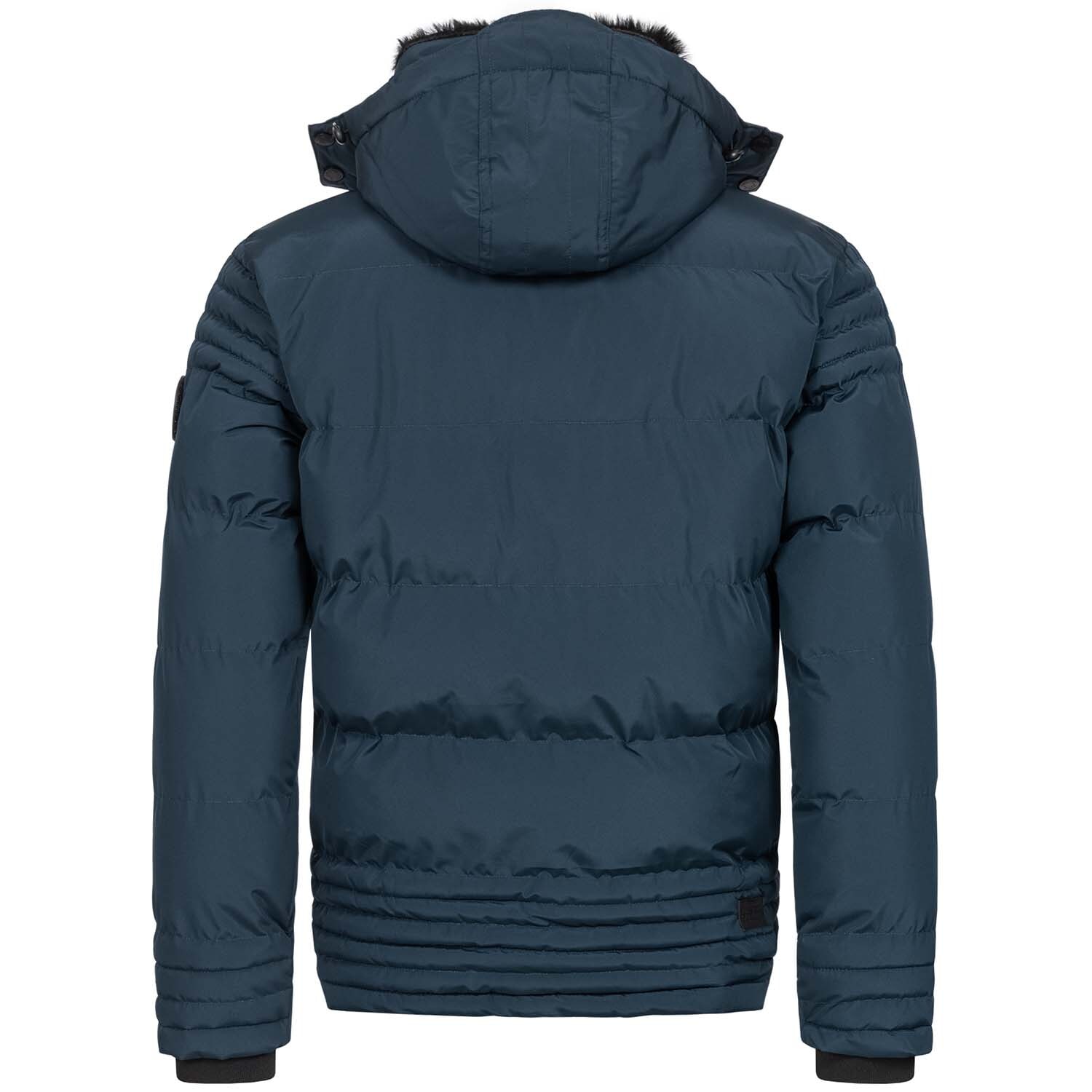 Alessandro Salvarini Winterjacke »ASFabiano«, mit warmem Teddyfell und abnehmbarer Kapuze