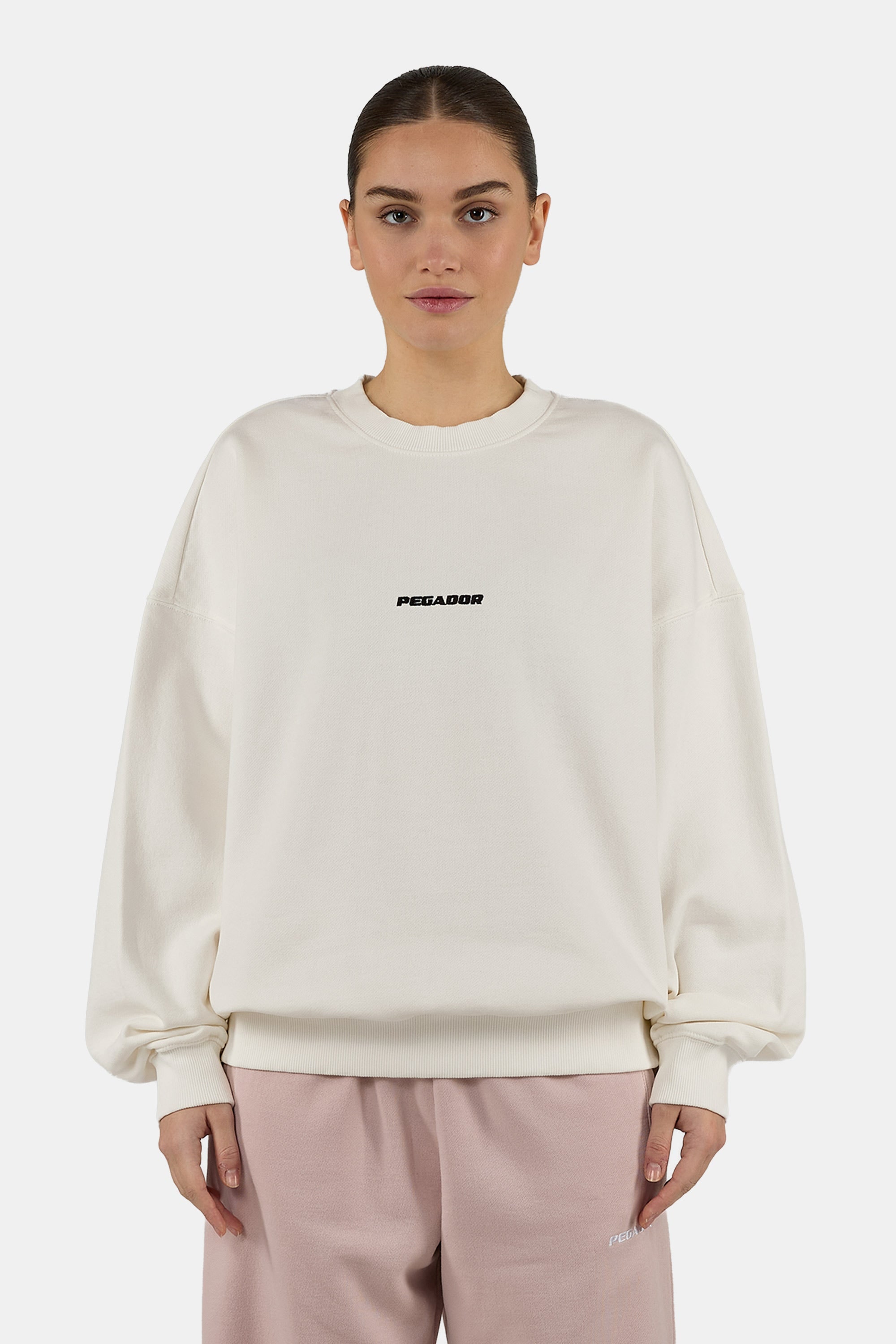 PEGADOR Sweatshirt »Sela Oversized Sweater«, Baumwollmischung, oversize
