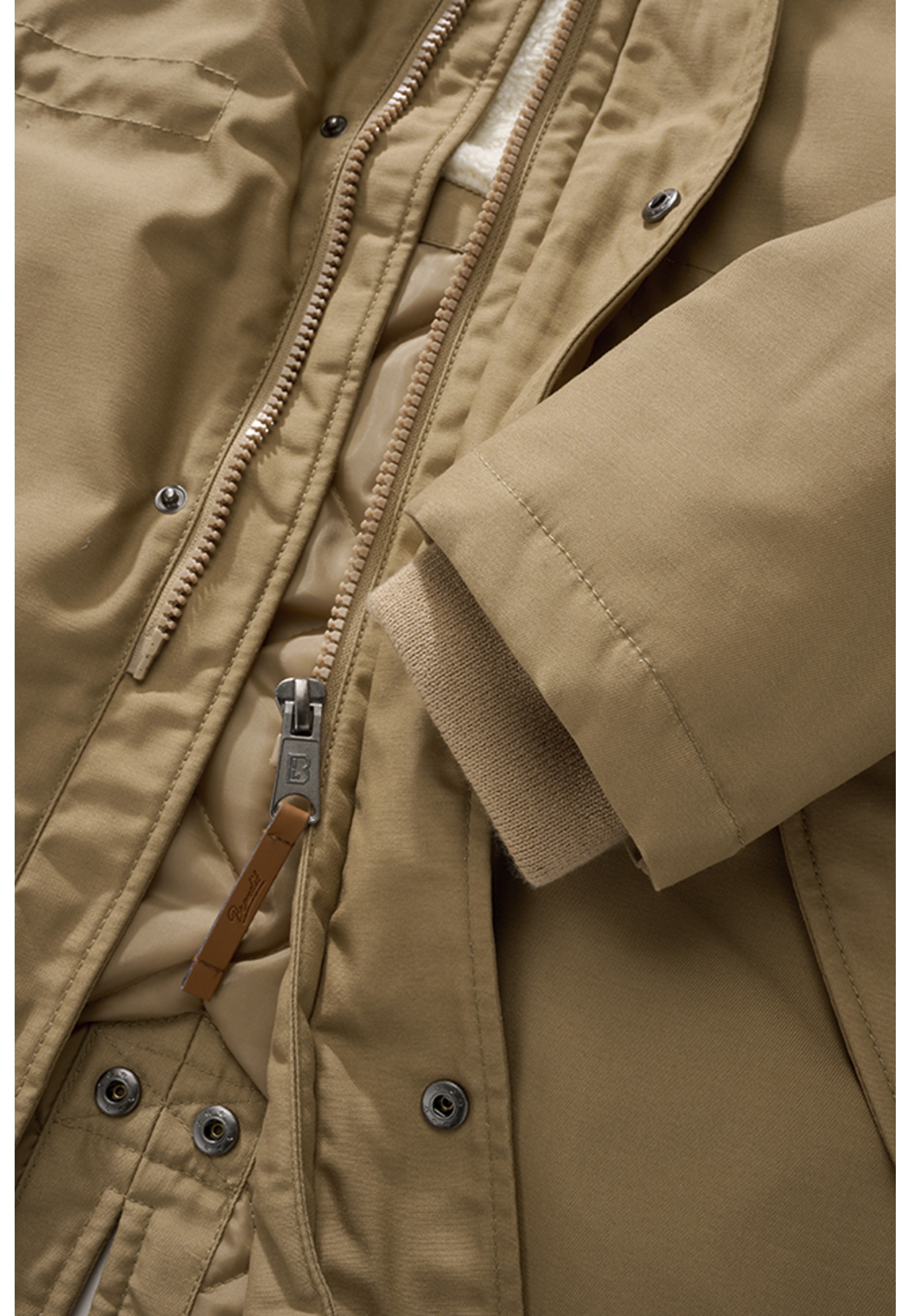 Brandit Winterjacke »Brandit Herren Marsh Lake Parka« 1 Stk. tlg. mit Kapuze