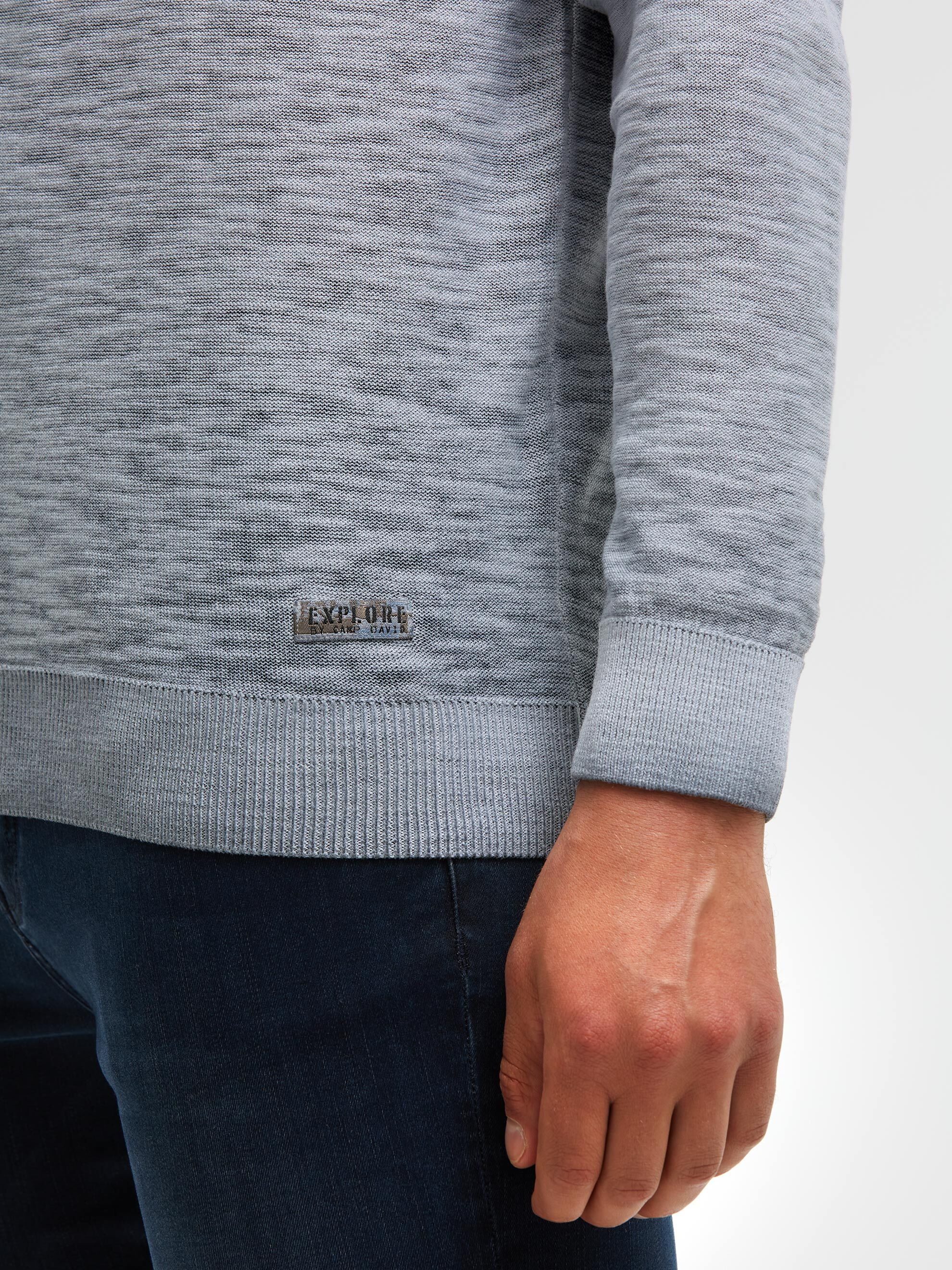 CAMP DAVID V-Ausschnitt-Pullover mit V-Ausschnitt
