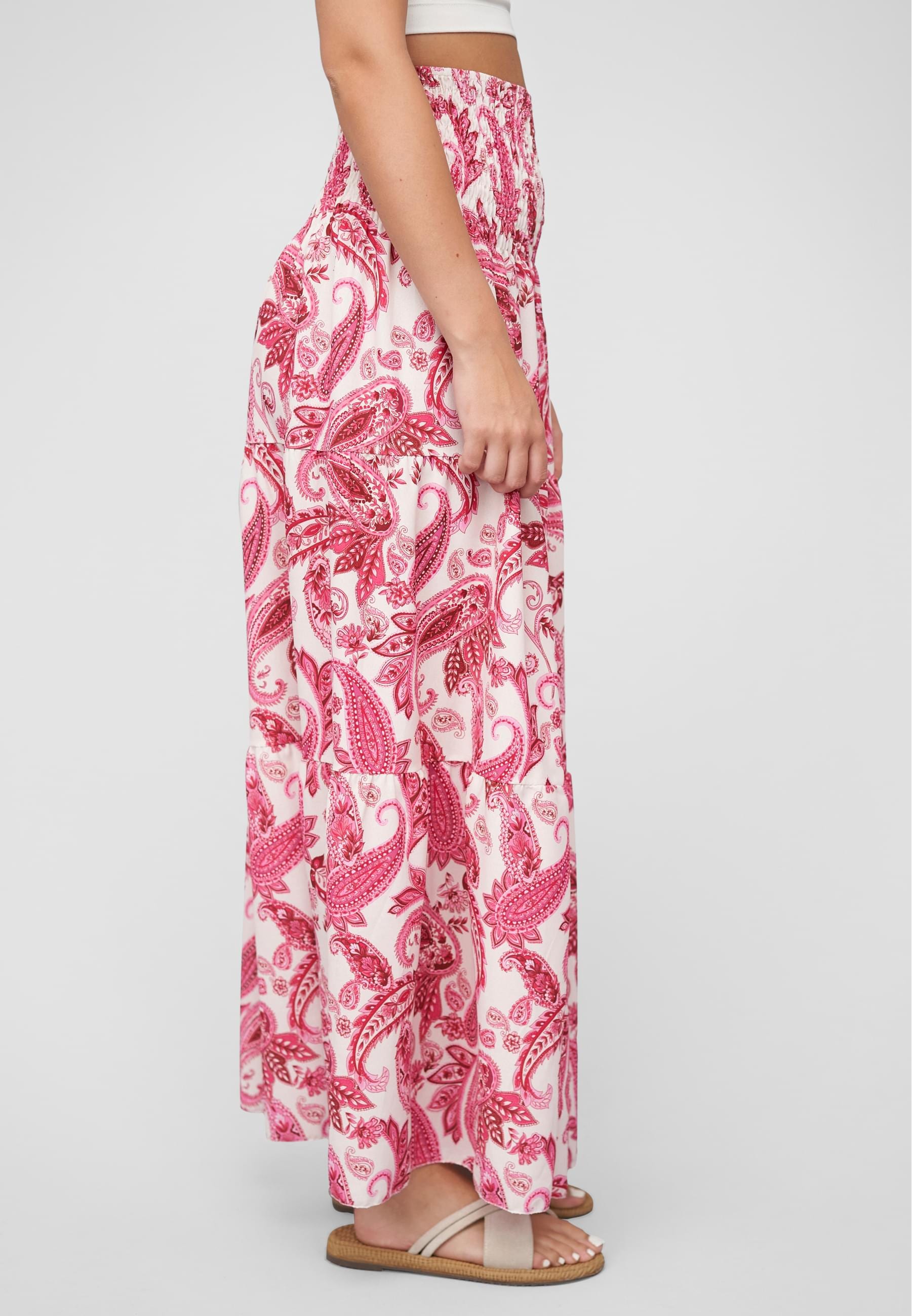 CLOUD 5IVE Sommerrock »CLOUD 5IVE Maxi Skirt with paisley print«, (1 tlg.)