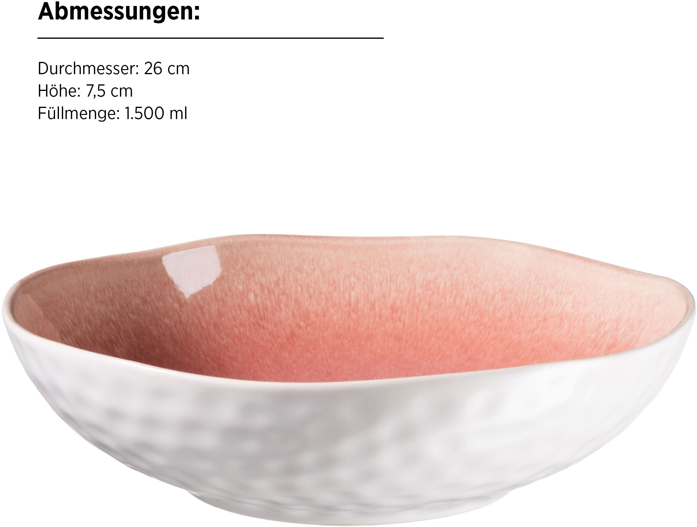 MÄSER Salatschüssel »FROZEN, Salatschüssel-Set, Steinzeug« 9 Stk. aus Steinzeug