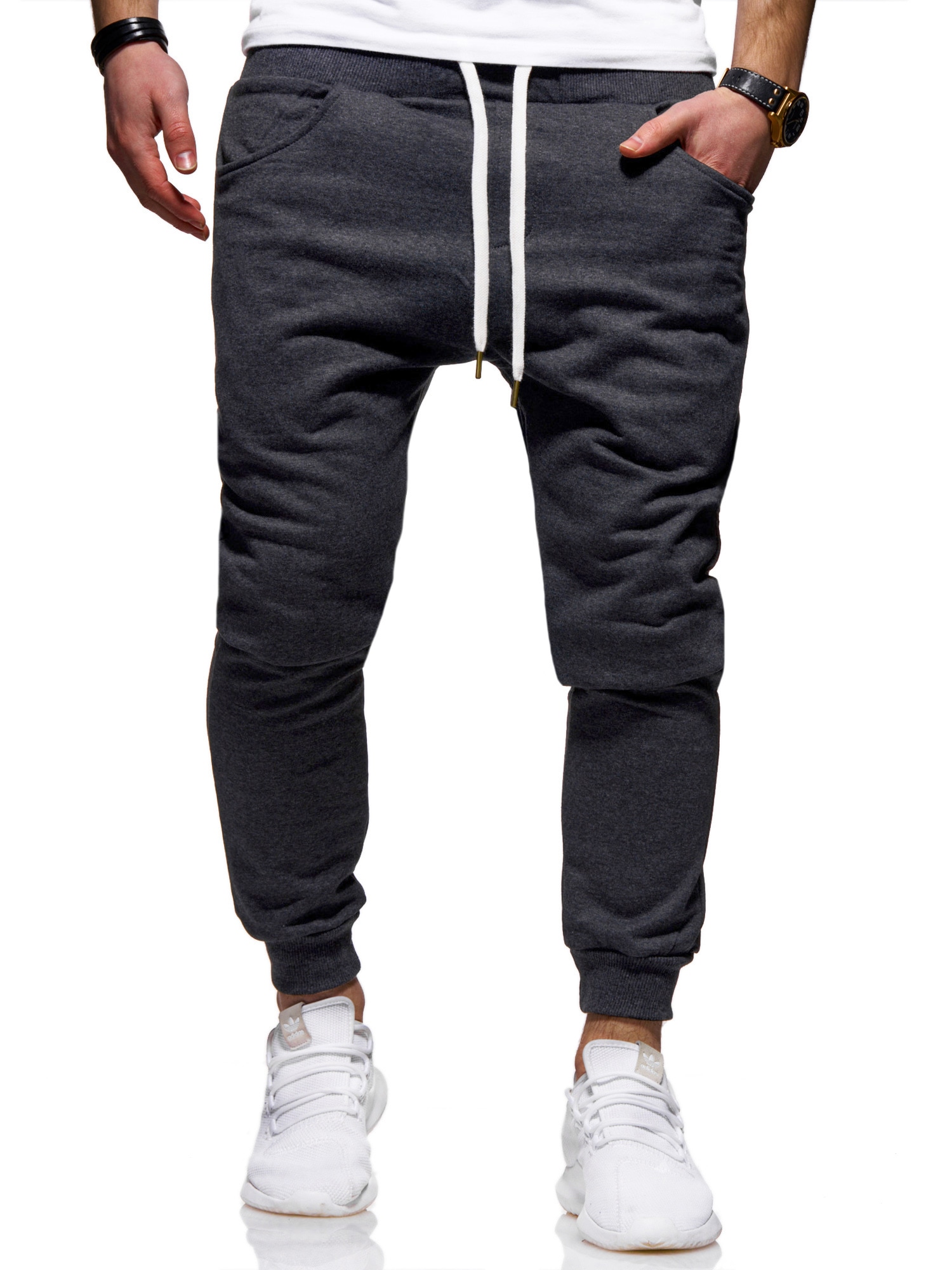 behype Sweathose "JOGGERY", im modernen Slim Fit-Schnitt