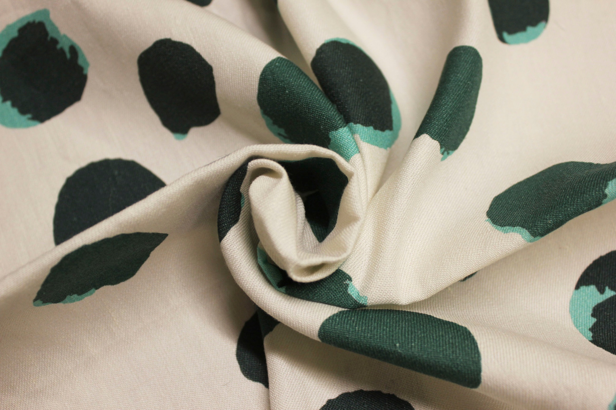 Thumbnail - Adam Vorhang "Dots" Kräuselband 1 Stk. tlg. aus Leinen und Bio-Baumwolle