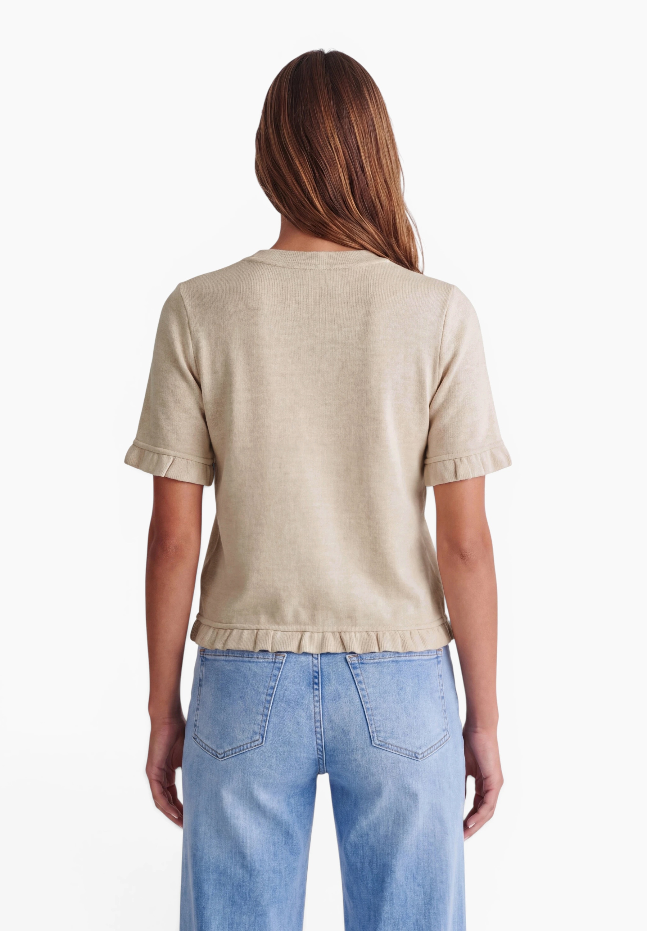 STREET ONE STUDIO T-Shirt mit Rüschendetails