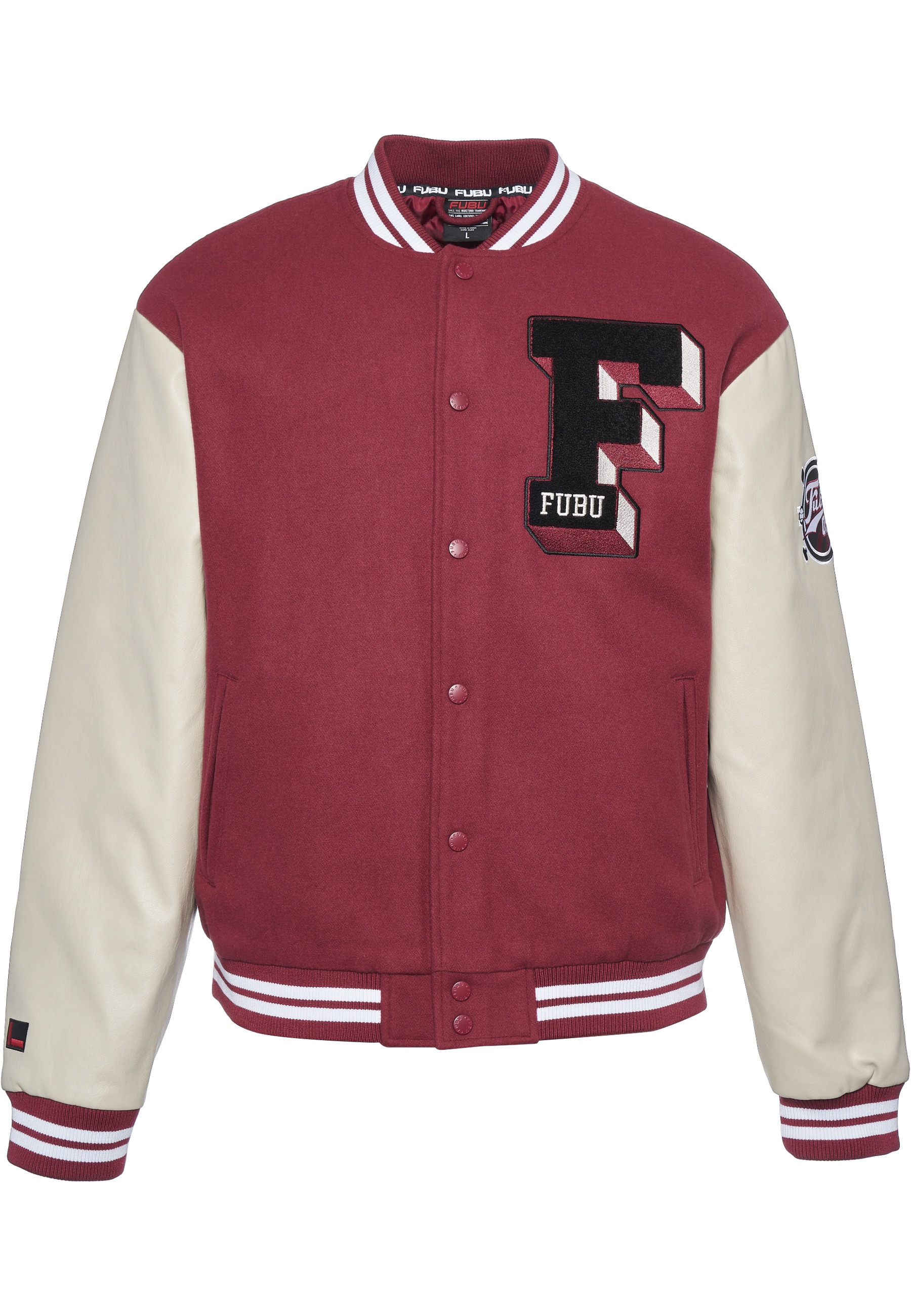Fubu Bomberjacke "Fubu Herren FM233-009-1 FUBU College Varsity Jacket" 1 St günstig online kaufen