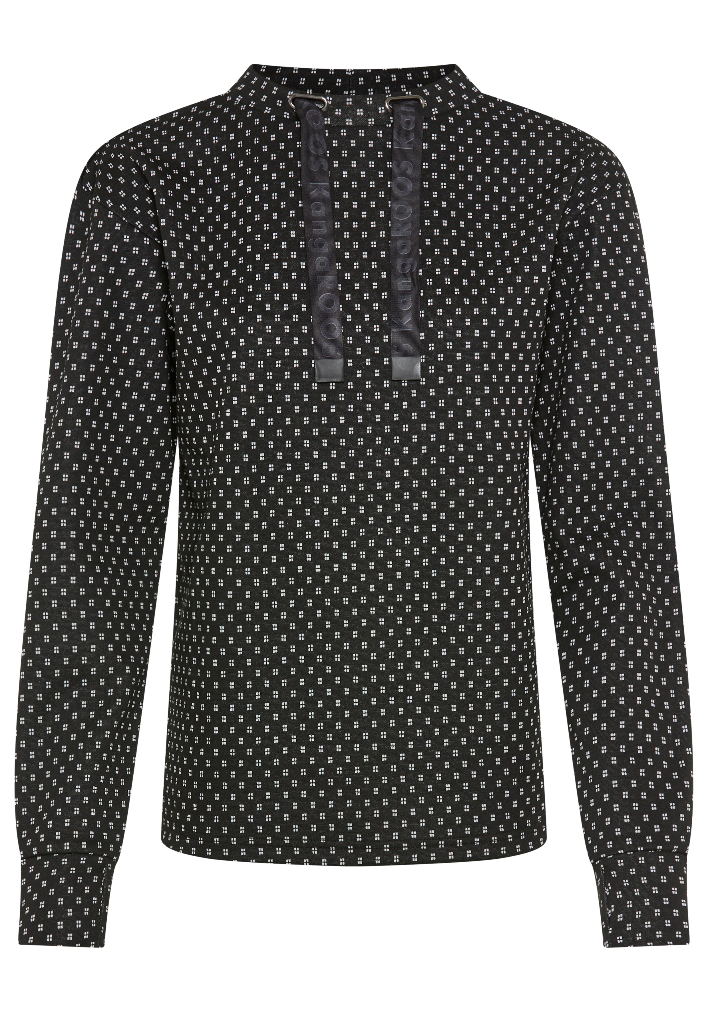Thumbnail - KangaROOS Sweatshirt in strukturiertem Material mit Turtleneck